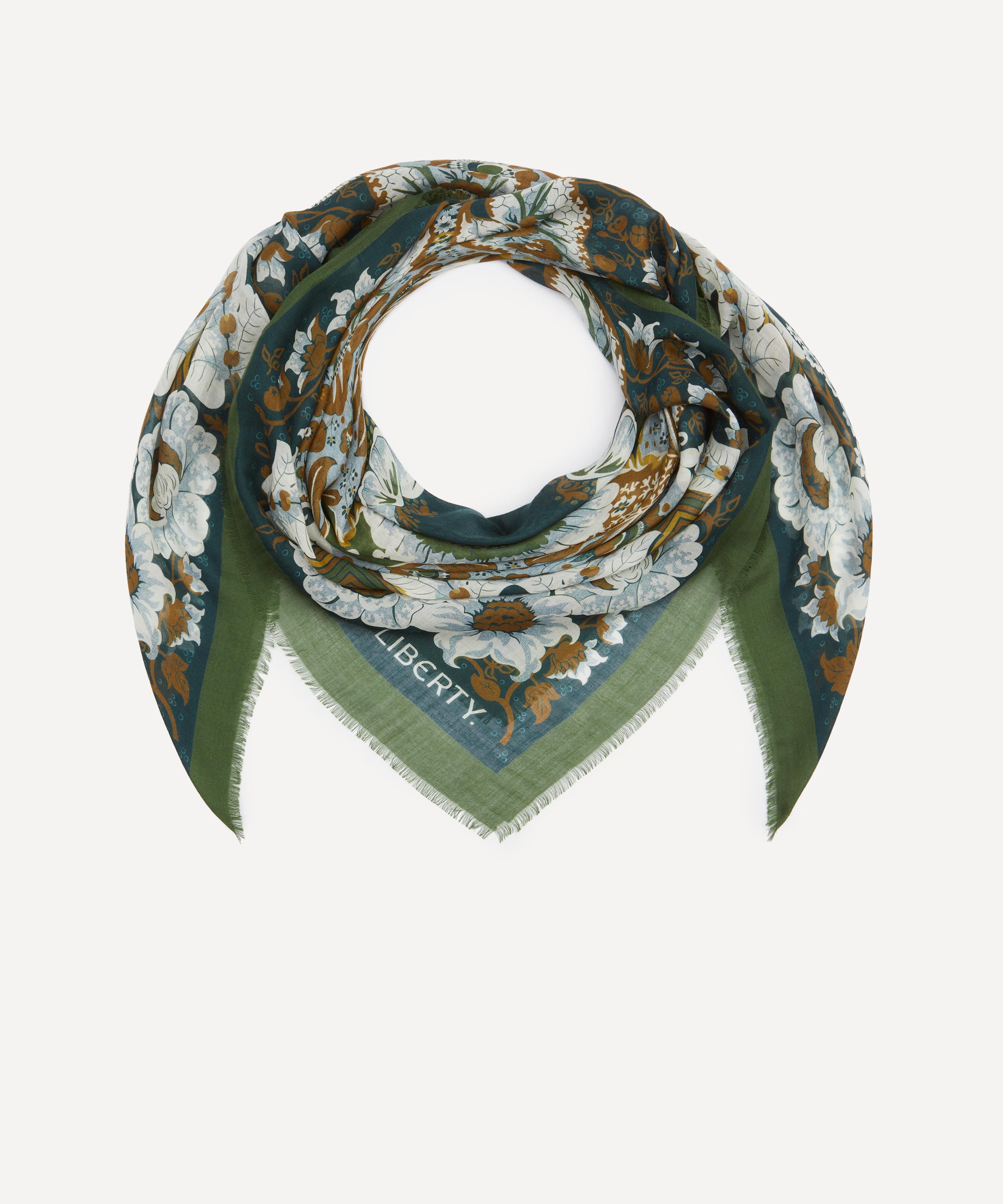 Liberty - Freyja Paisley Cashmere Scarf 140 image number 2