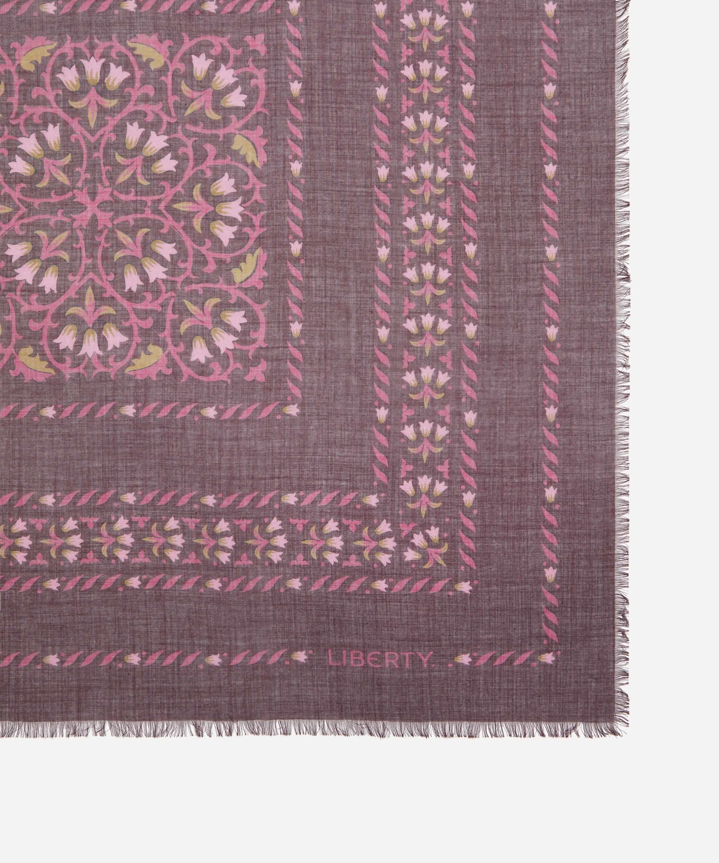 Liberty - Lodden Quarter Cashmere-Silk Scarf 140 image number 3