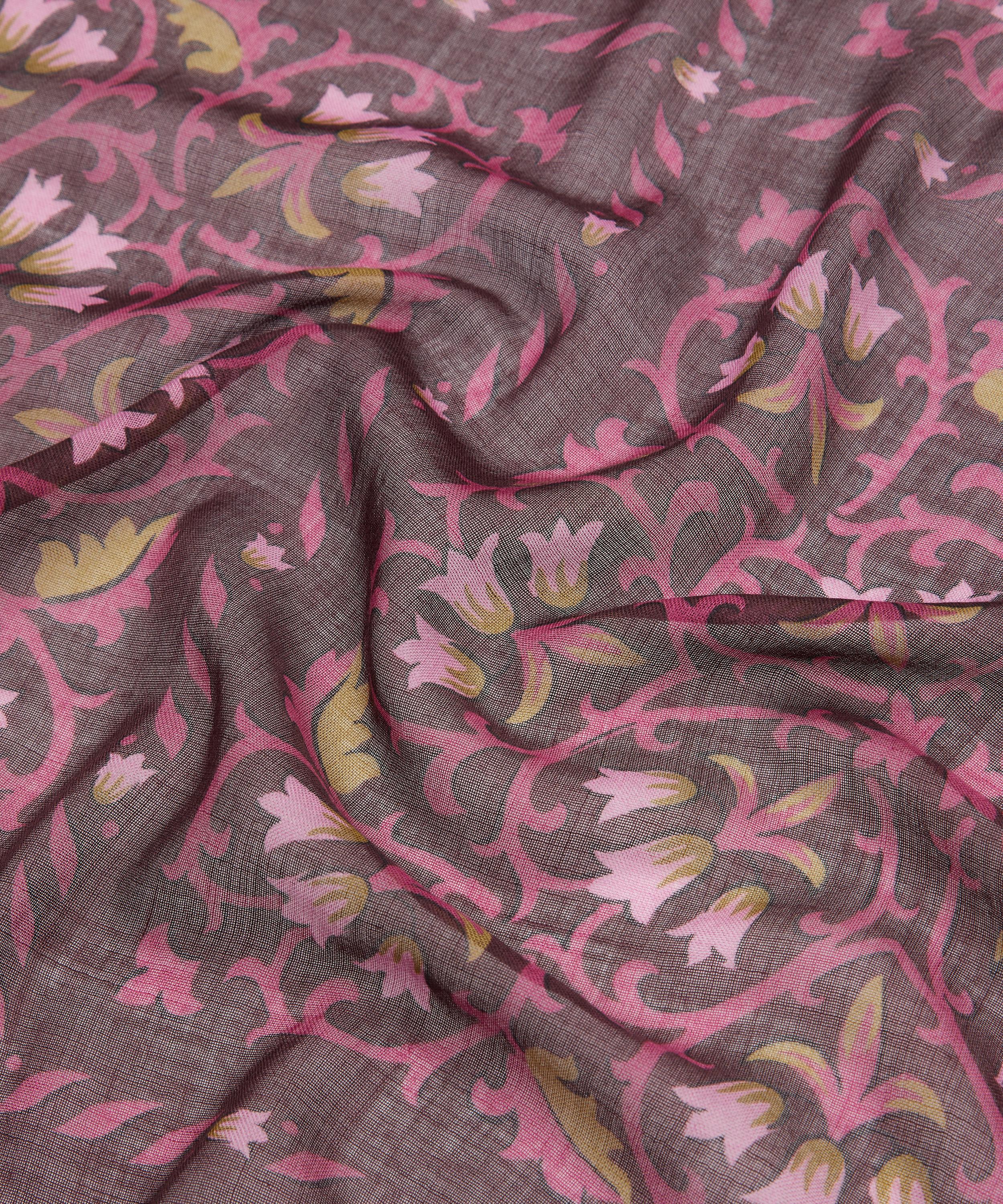 Liberty - Lodden Quarter Cashmere-Silk Scarf 140 image number 4