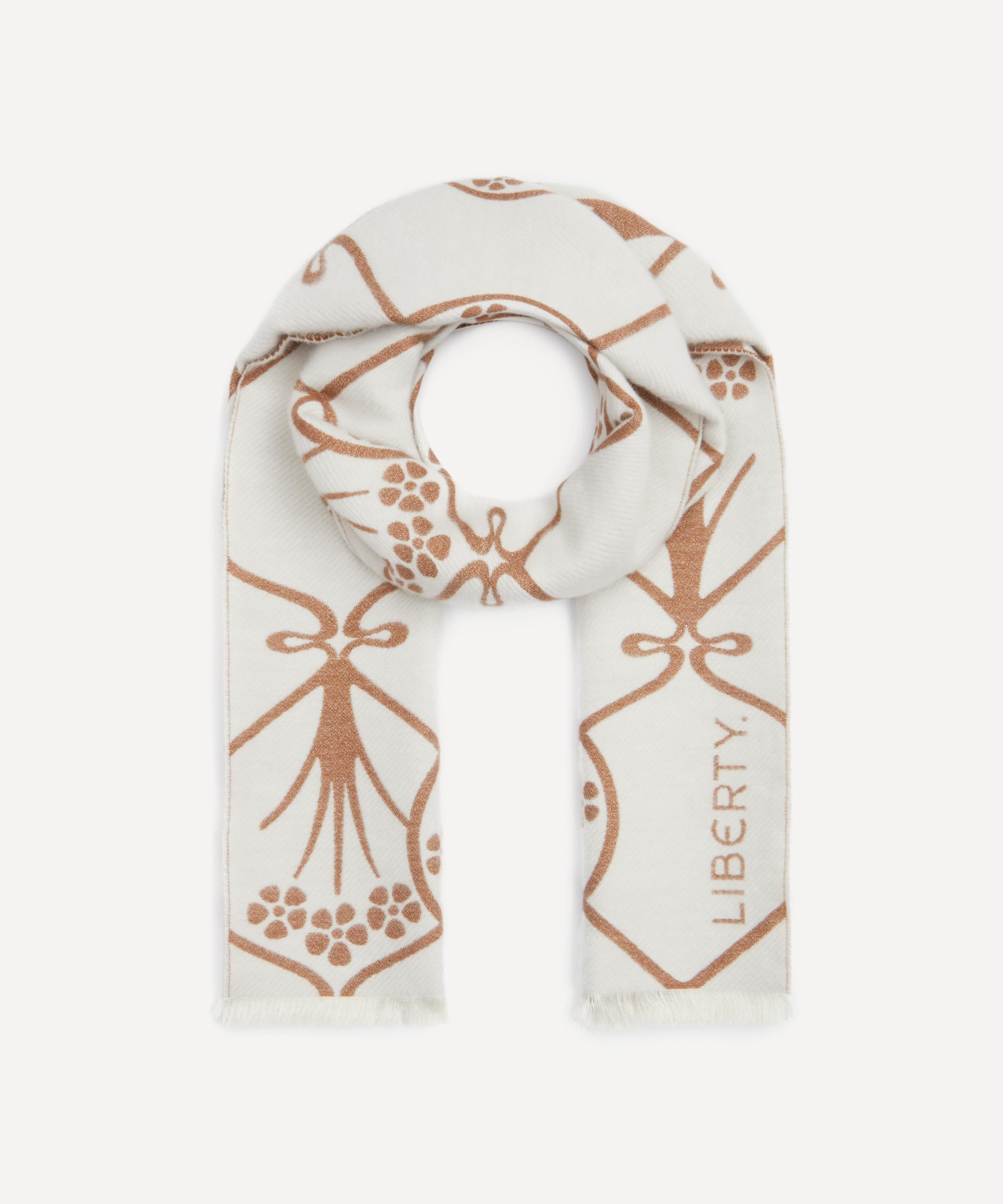 Liberty - Iphis Emboss Jacquard 45X200 Wool Scarf image number 2