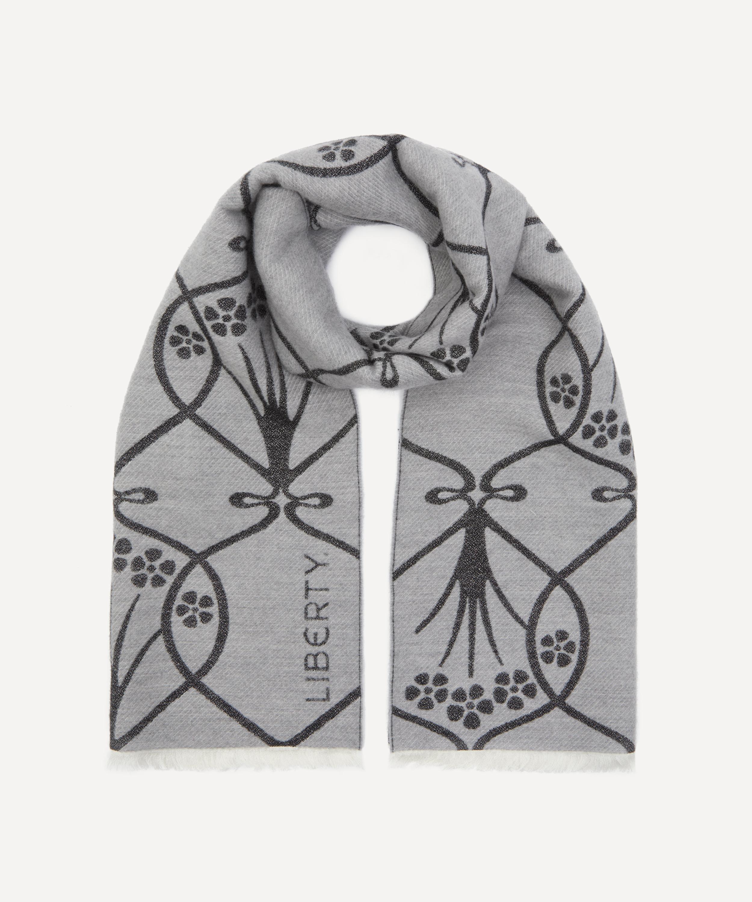 Liberty - Iphis Emboss Jacquard 45X200 Wool Scarf image number 1