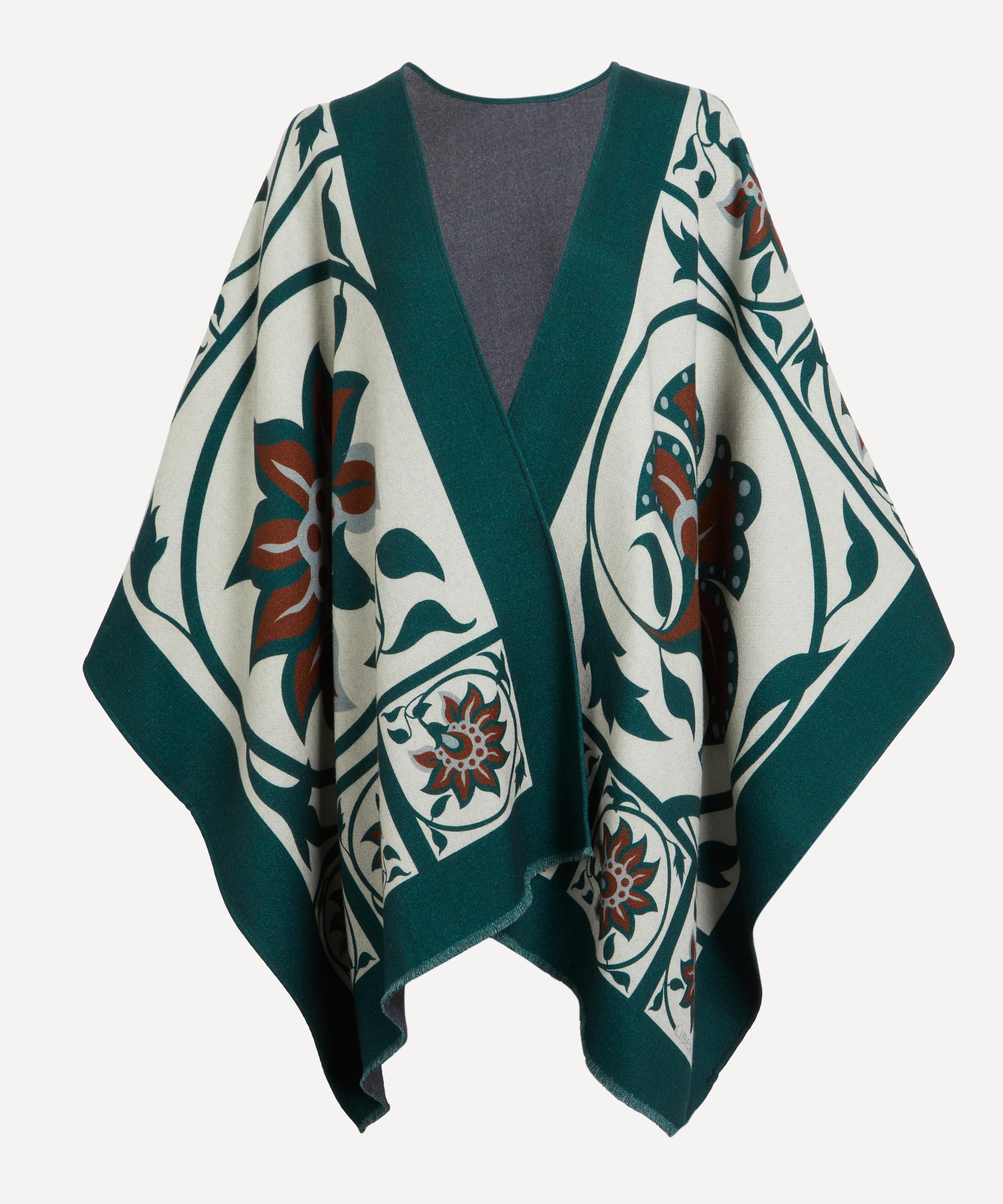 Liberty - Tudor Floral 160X140 Wool Cape image number 0