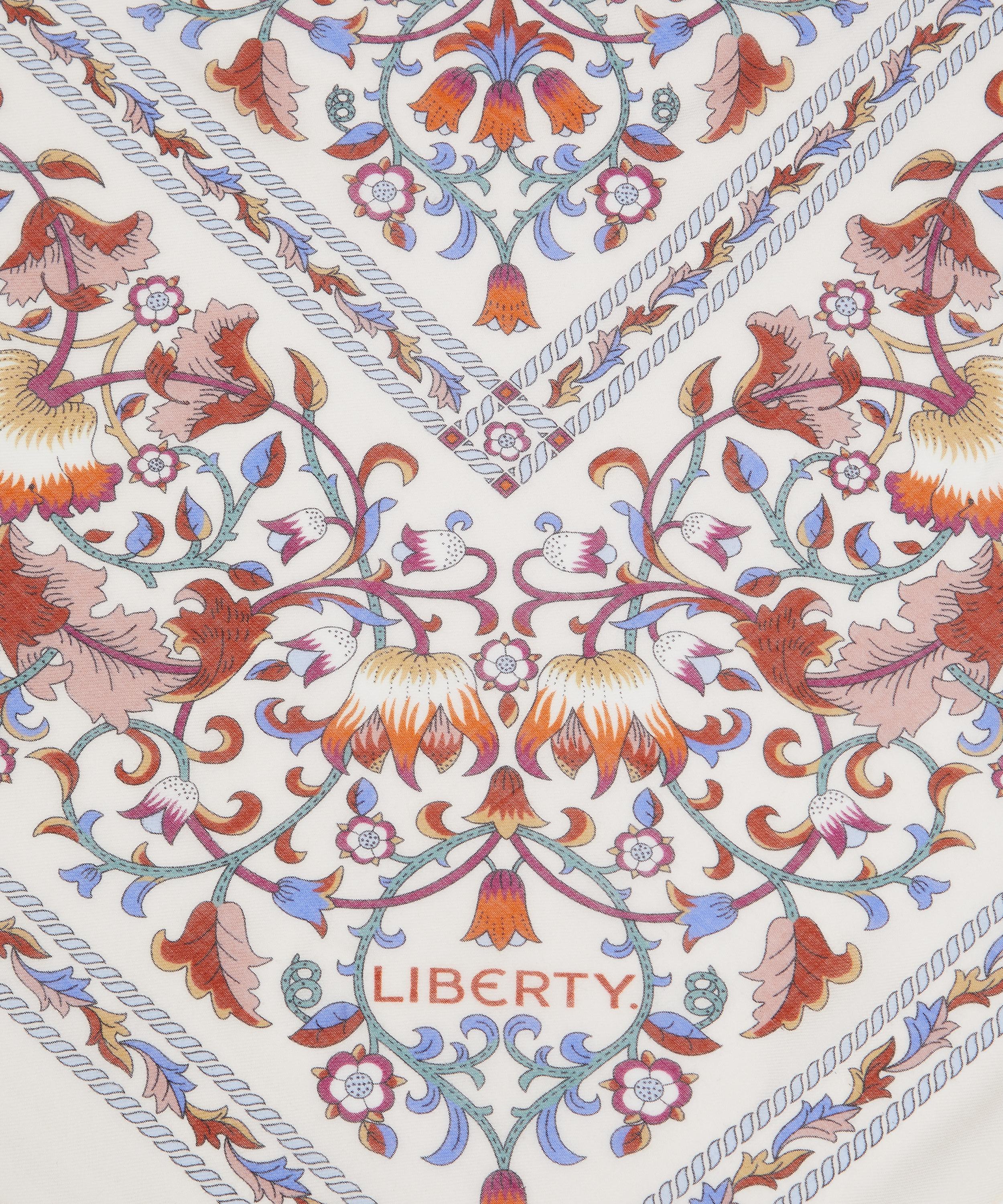 Liberty - Lodden Triangle 100X140 Wool-Silk Scarf image number 2
