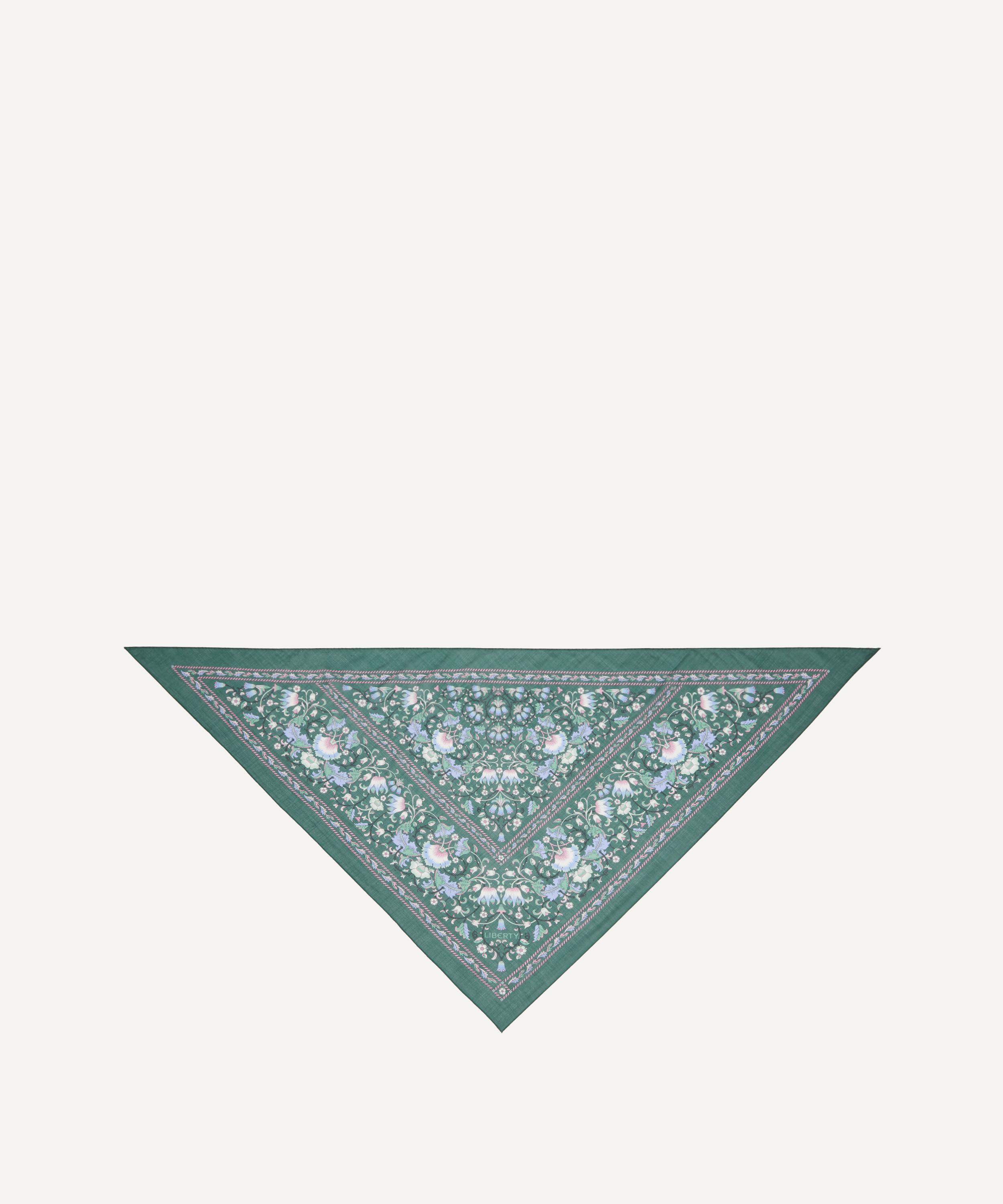 Liberty - Lodden Triangle 100X140 Wool-Silk Scarf