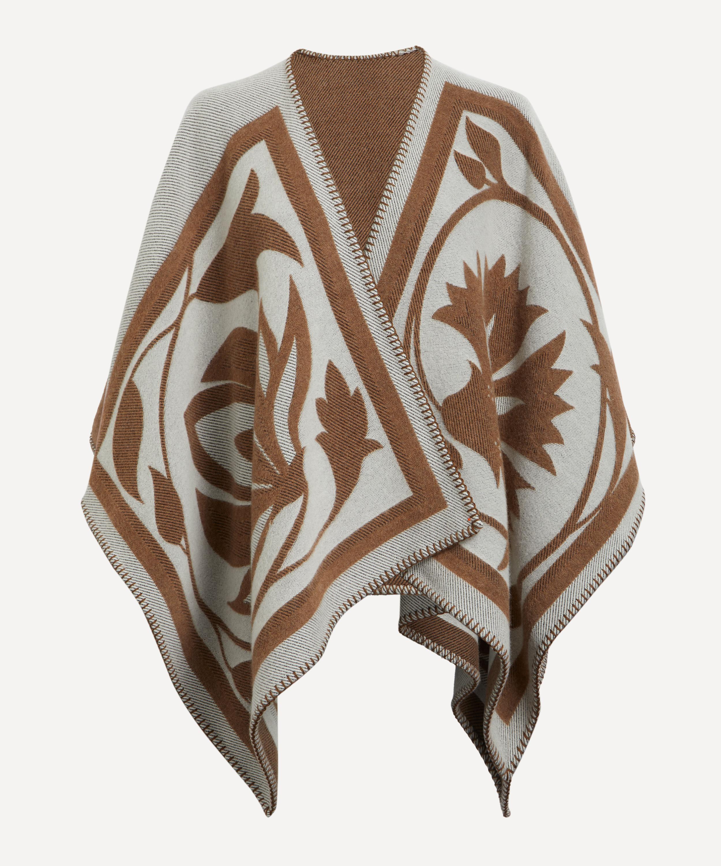 Liberty - Floral Tile 130X130 Wool Cape