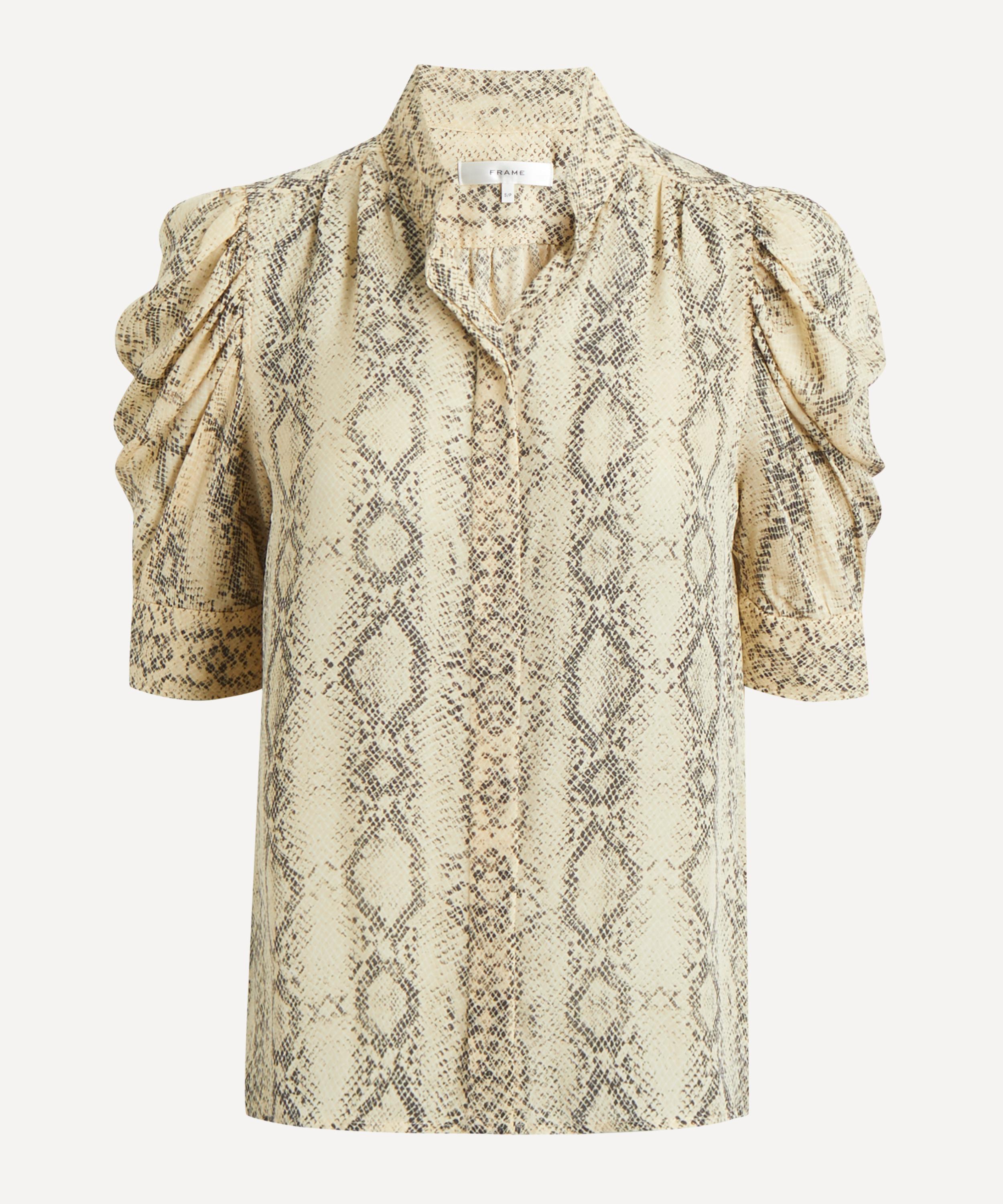 Frame - Silk Snake Gillian Blouse