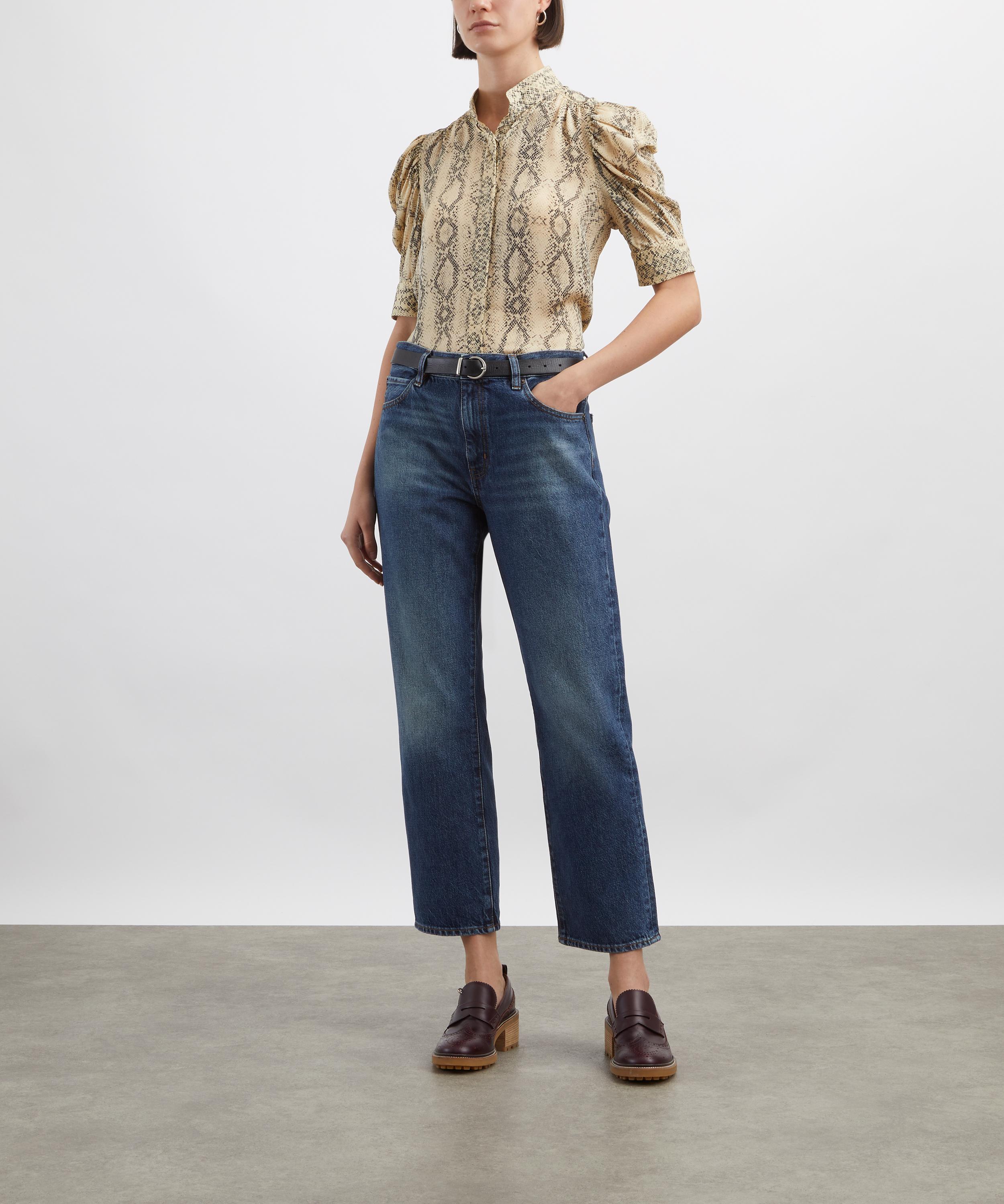 Frame - Silk Snake Gillian Blouse image number 1