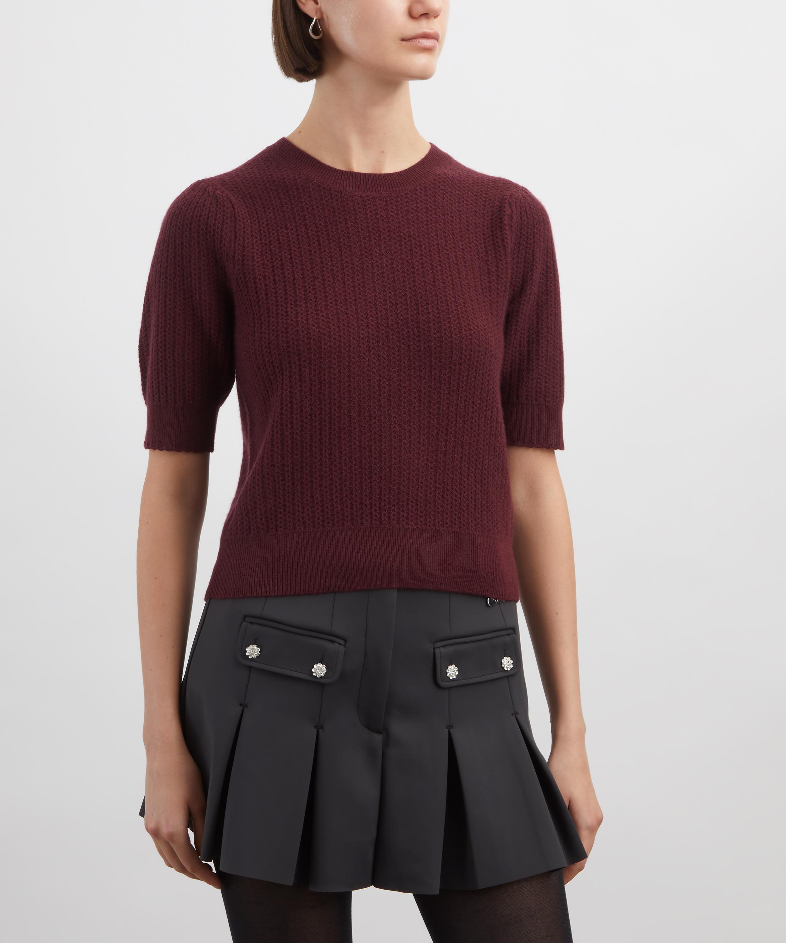 Frame - Chain Pointelle Cashmere Jumper image number 2