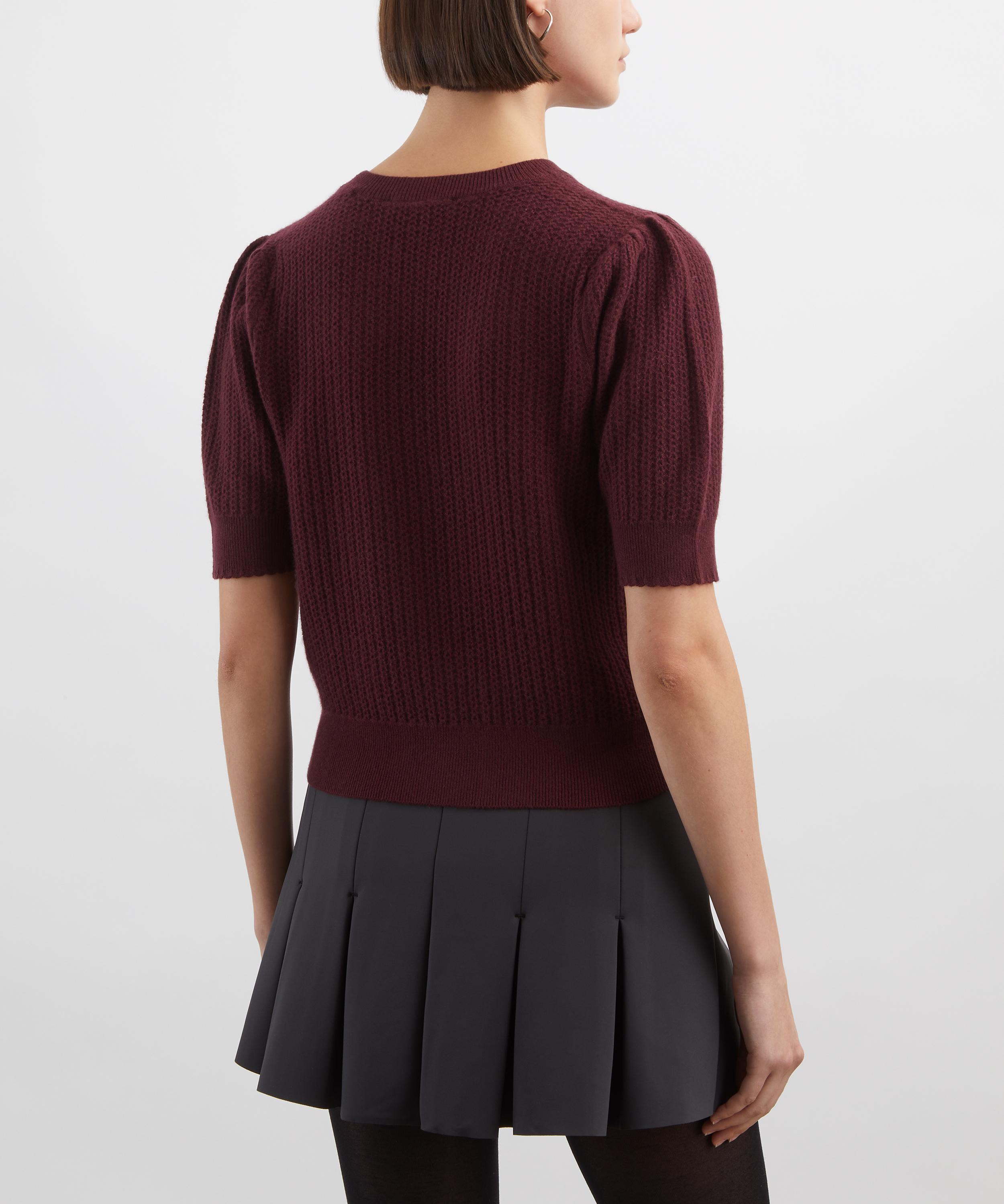 Frame - Chain Pointelle Cashmere Jumper image number 3