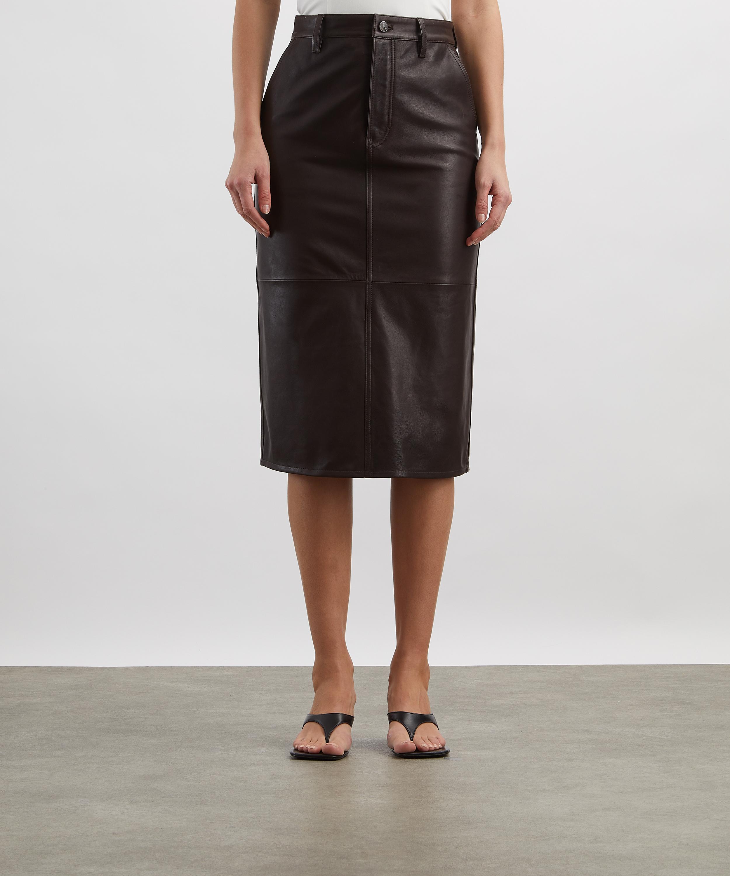 Frame - The Leather Scout Shorts image number 2