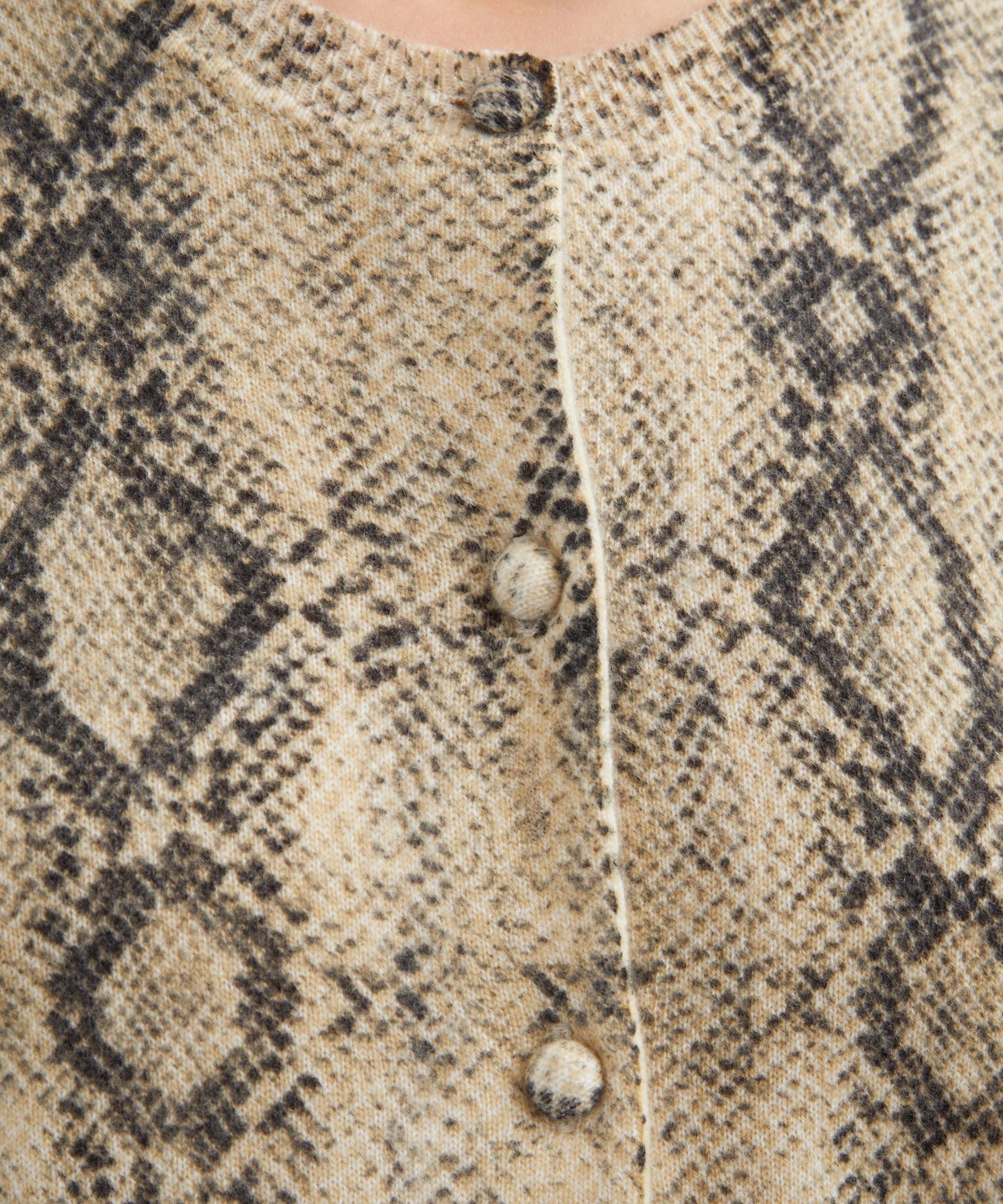 Frame - Cashmere Snake Cardigan image number 4