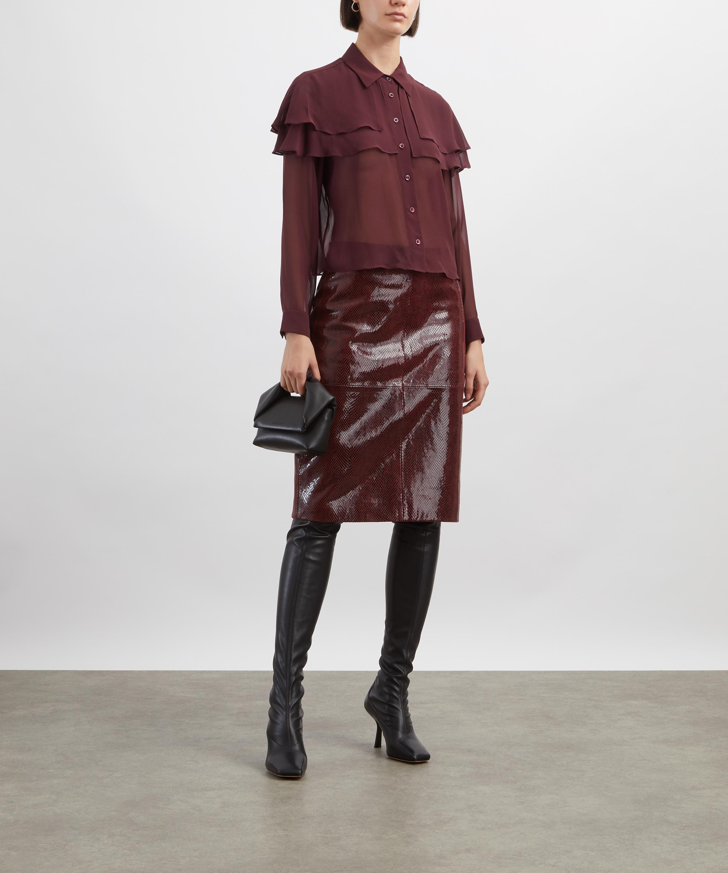 Frame - Silk Cape Blouse image number 1