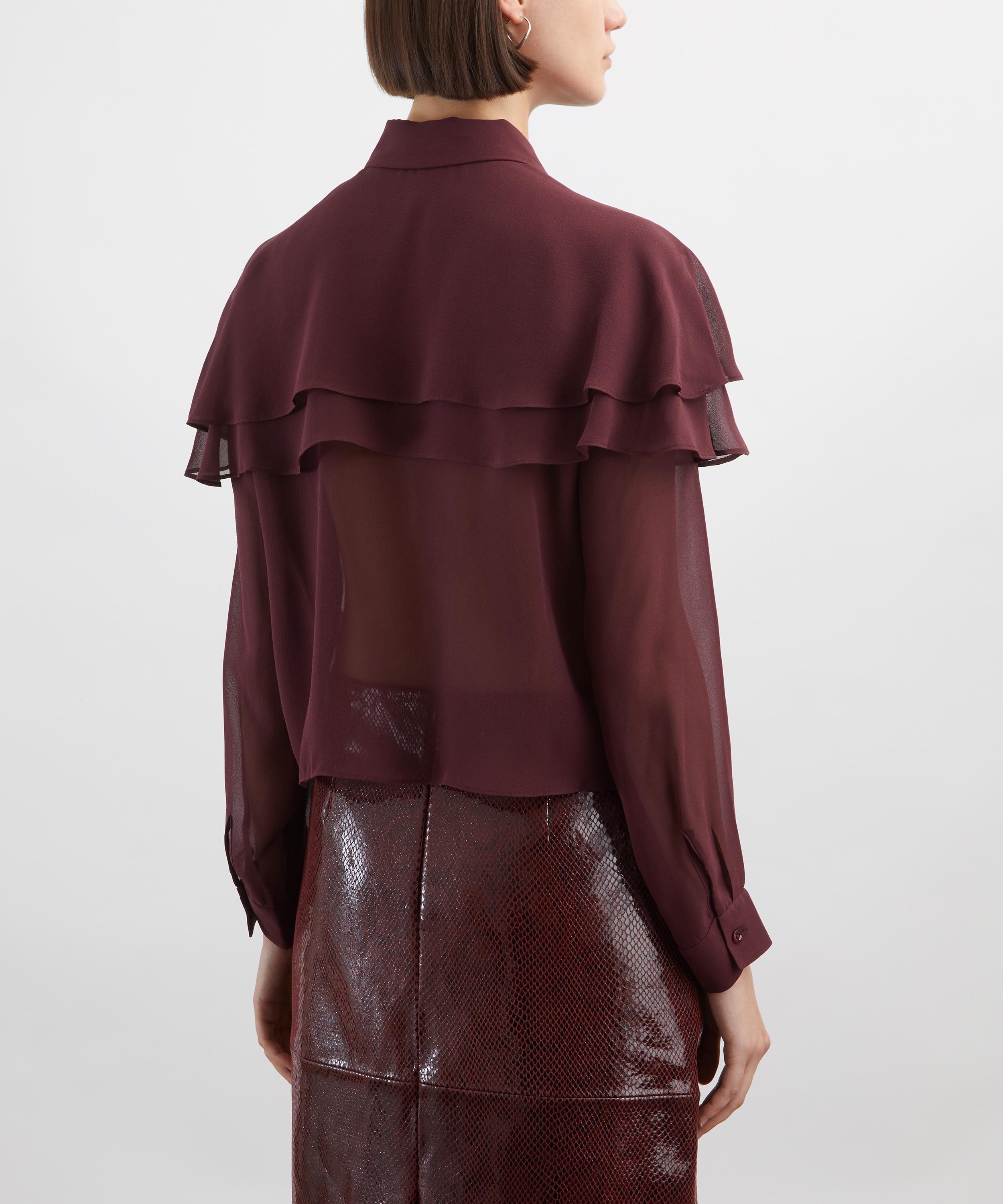 Frame - Silk Cape Blouse image number 3