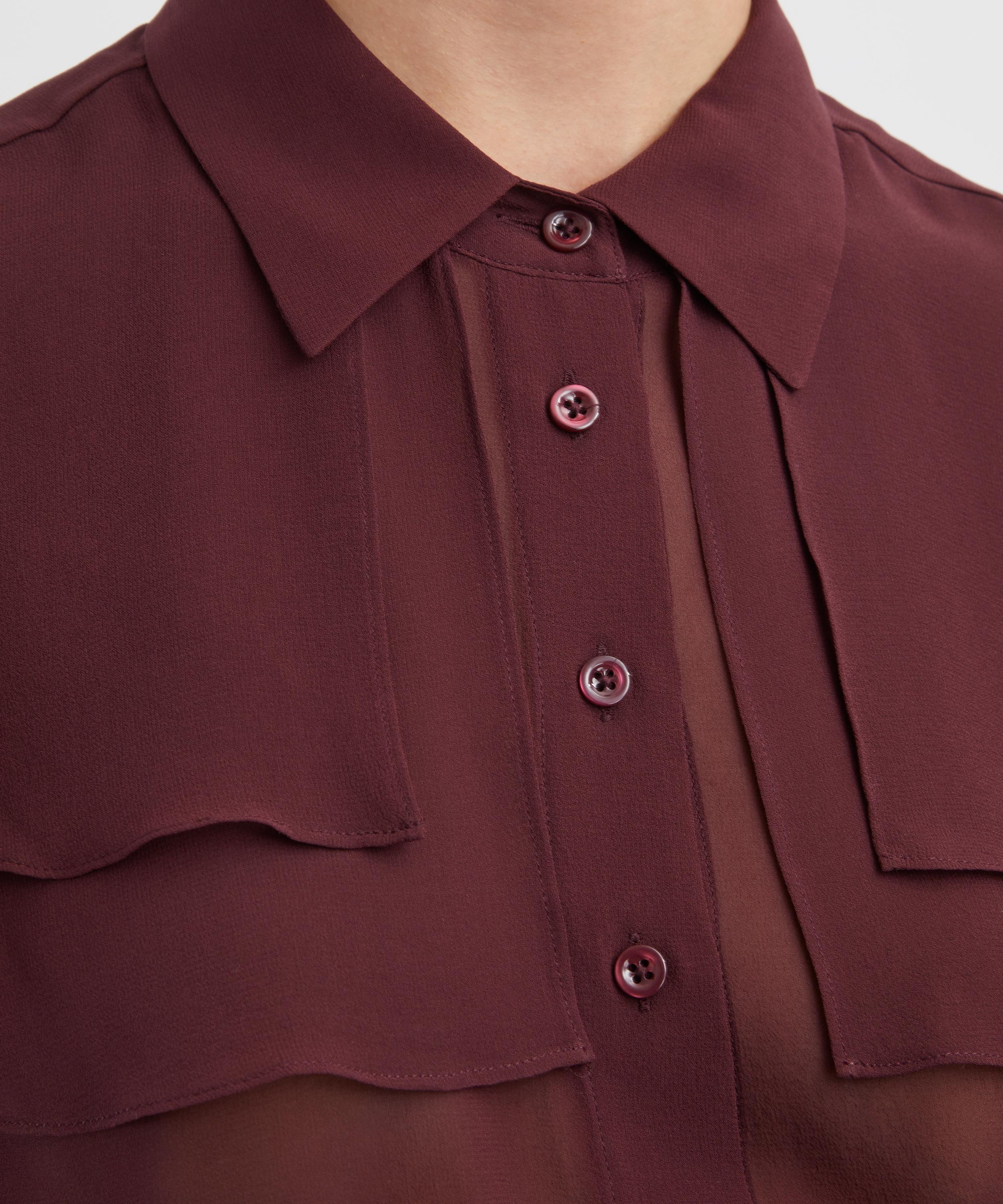 Frame - Silk Cape Blouse image number 4