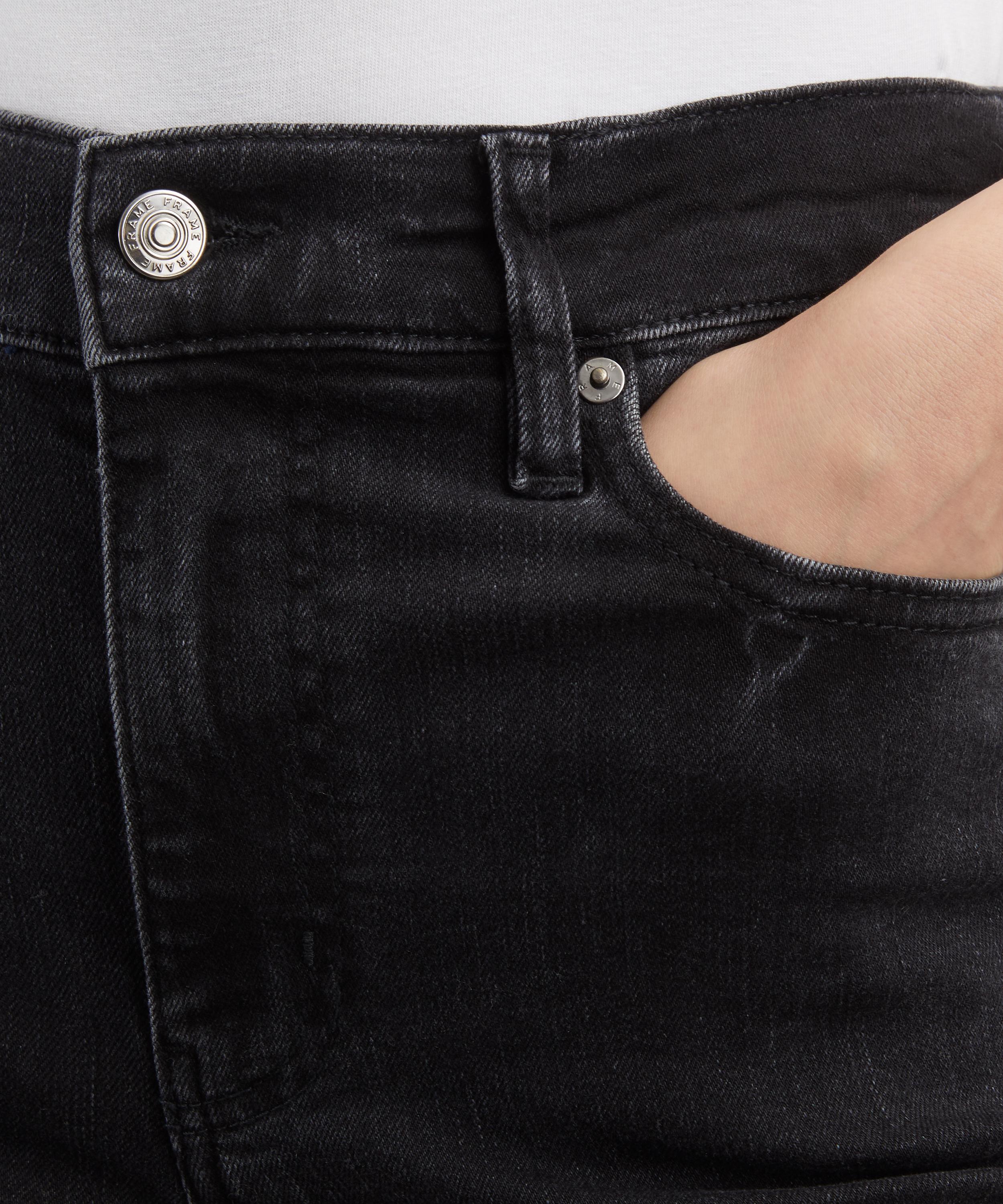 Frame - Le Slim Palazzo Jeans in Meteor image number 4