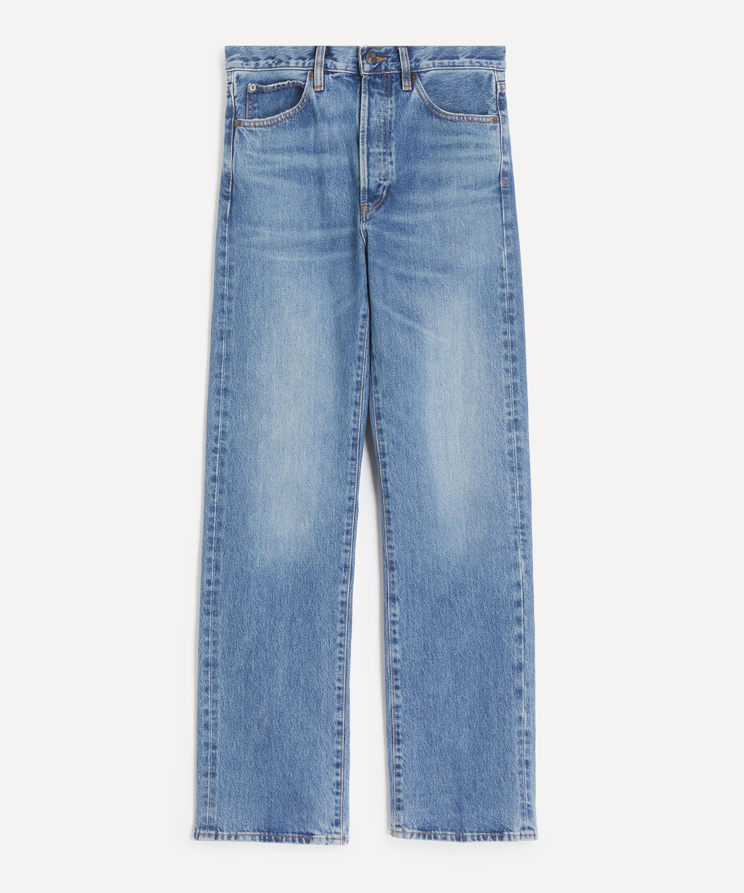 Frame - Vertical High-Rise Straight Jeans