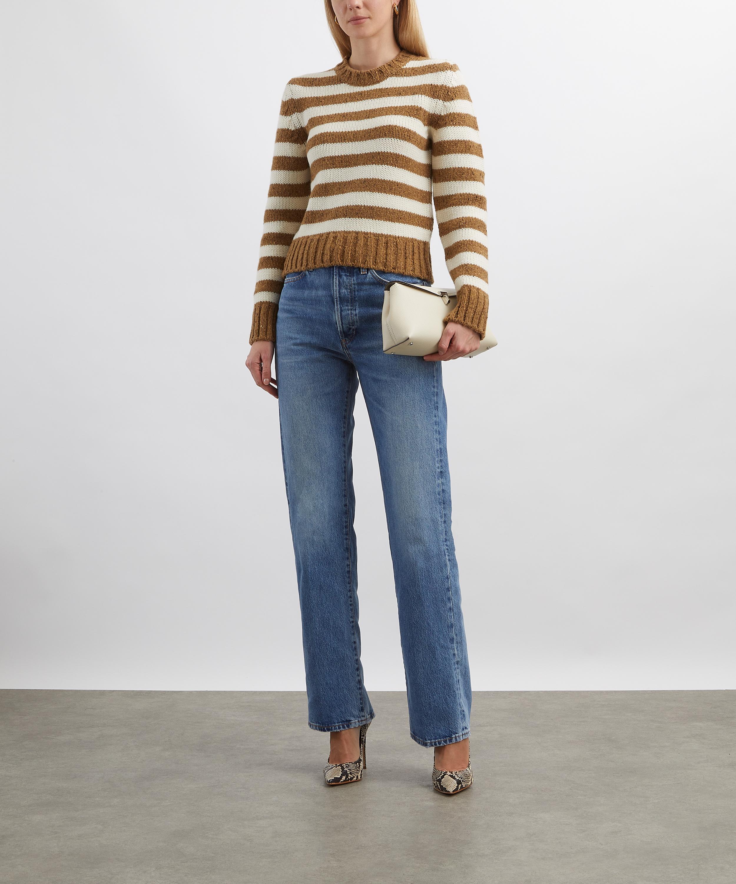 Frame - Vertical High-Rise Straight Jeans image number 1