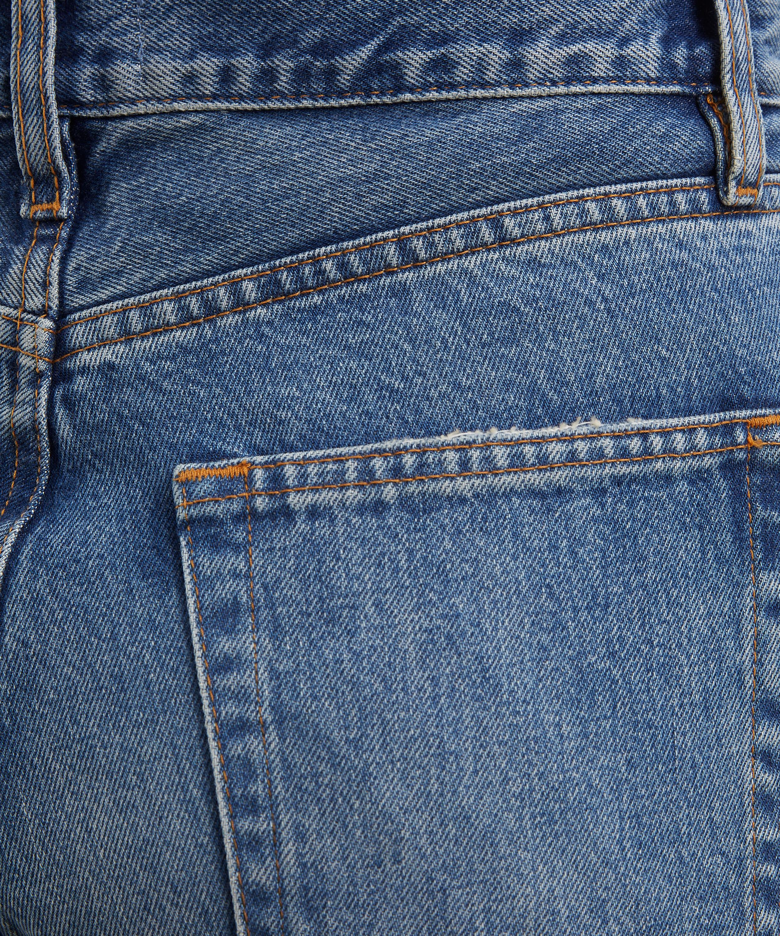 Frame - Vertical High-Rise Straight Jeans image number 4