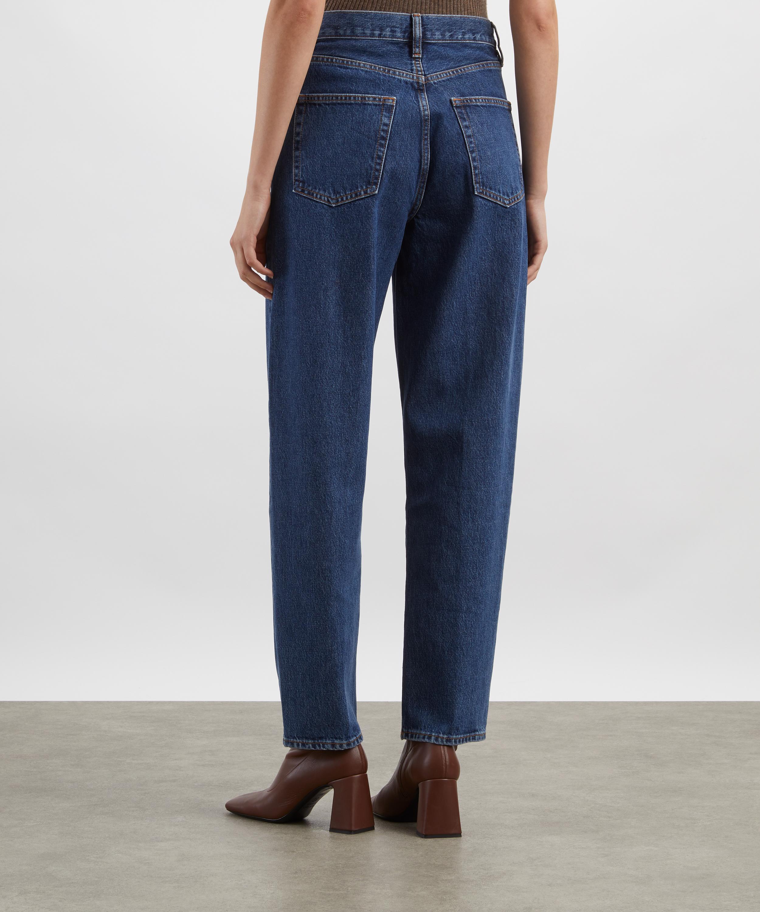 Frame - The Neat High-Rise Barrel-Leg Jeans in Lavish image number 3