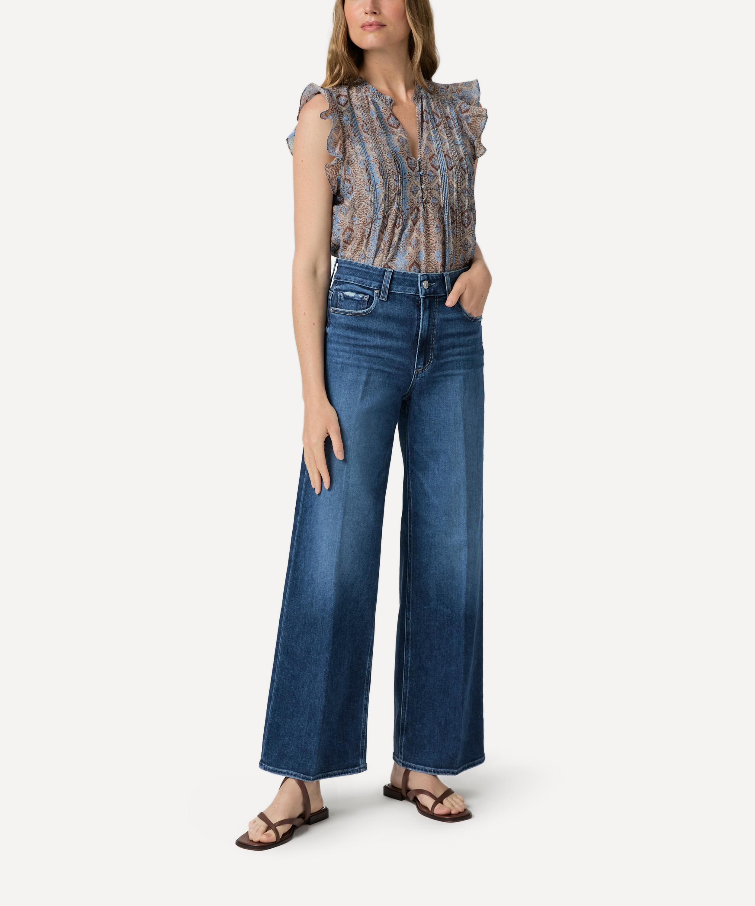 Paige - Anessa 31” Wide-Leg Jeans in Dresden image number 1