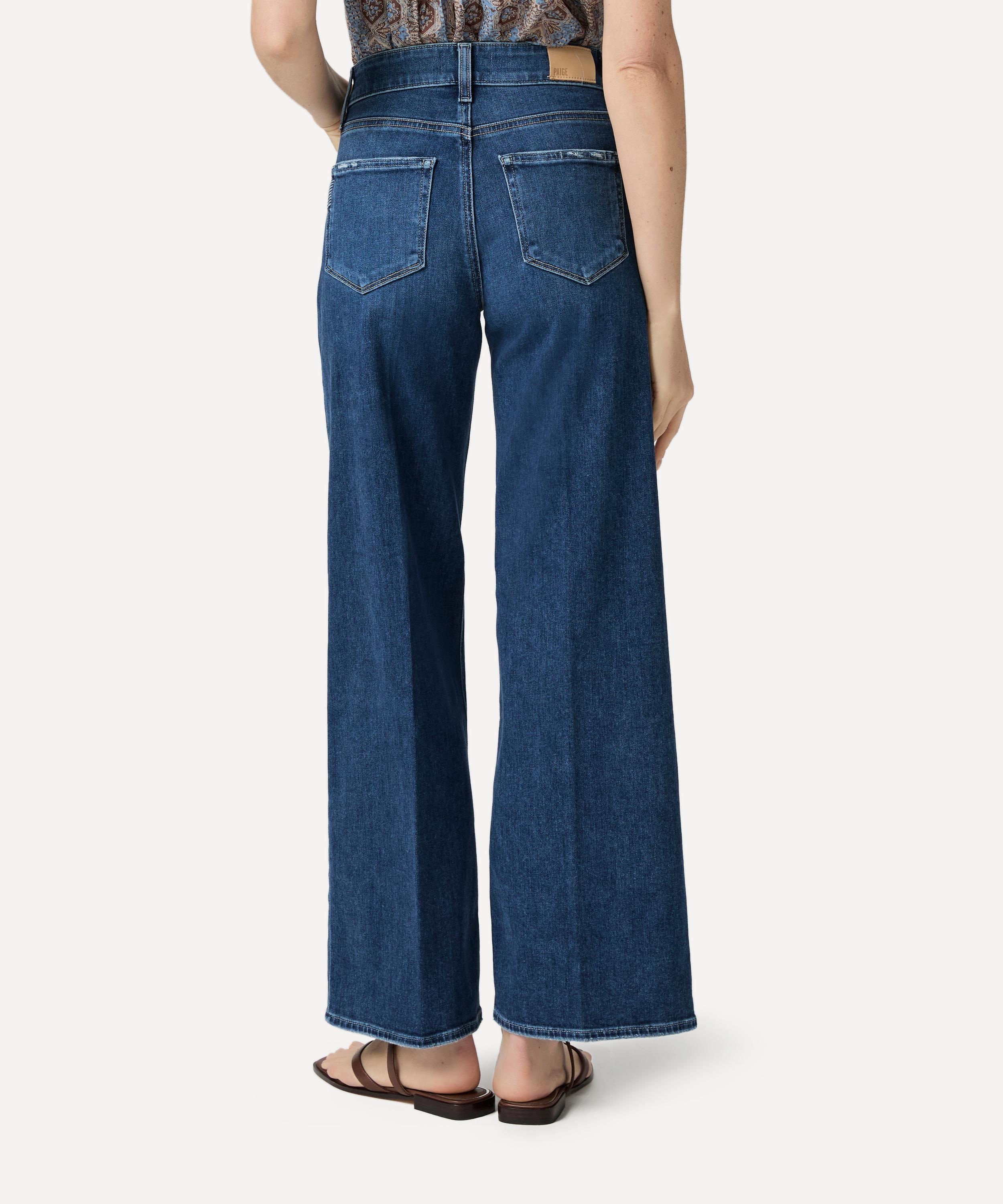 Paige - Anessa 31” Wide-Leg Jeans in Dresden image number 4