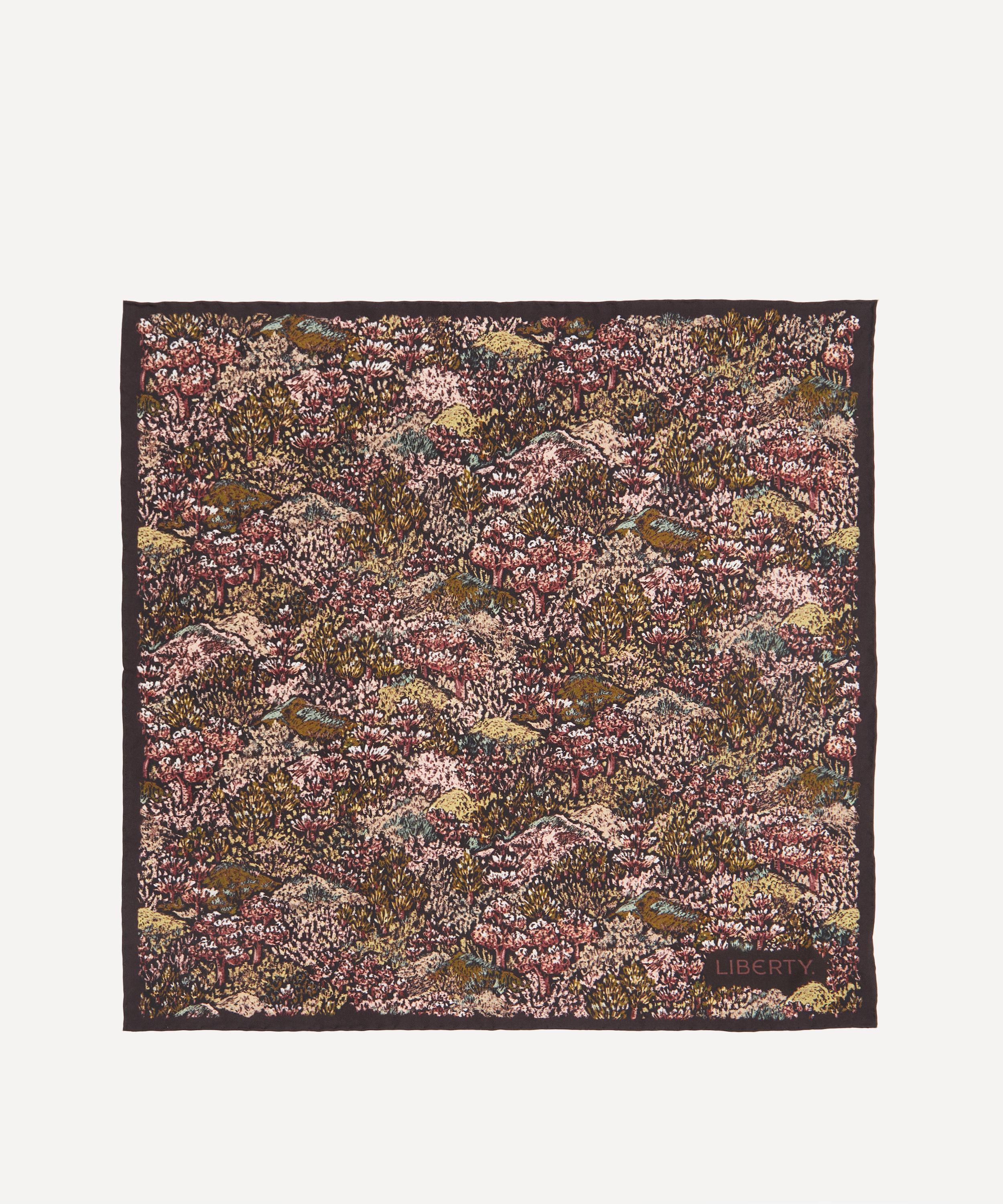 Liberty - Darley Hillside Silk Pocket Square image number 2