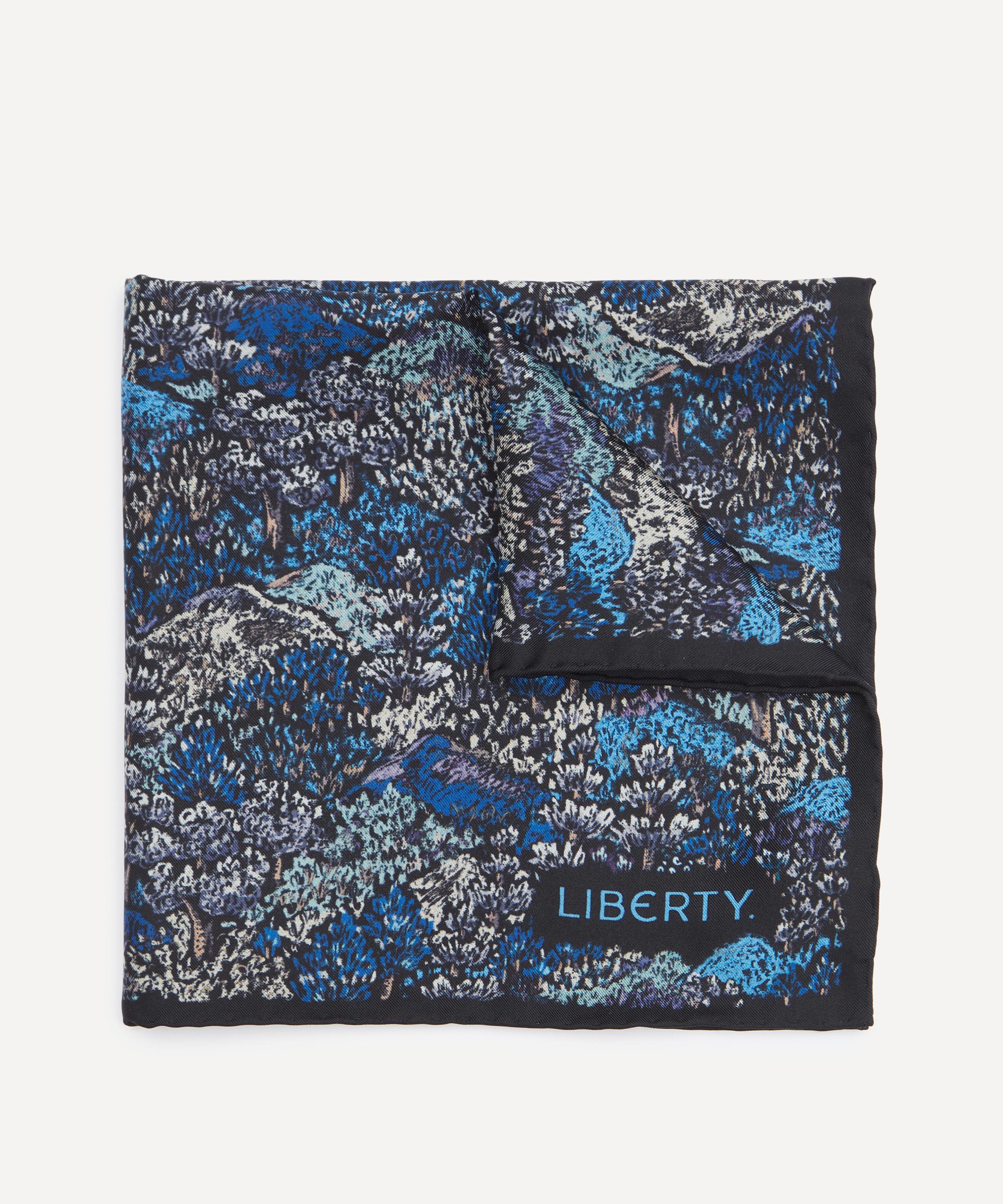 Liberty - Darley Hillside Silk Pocket Square