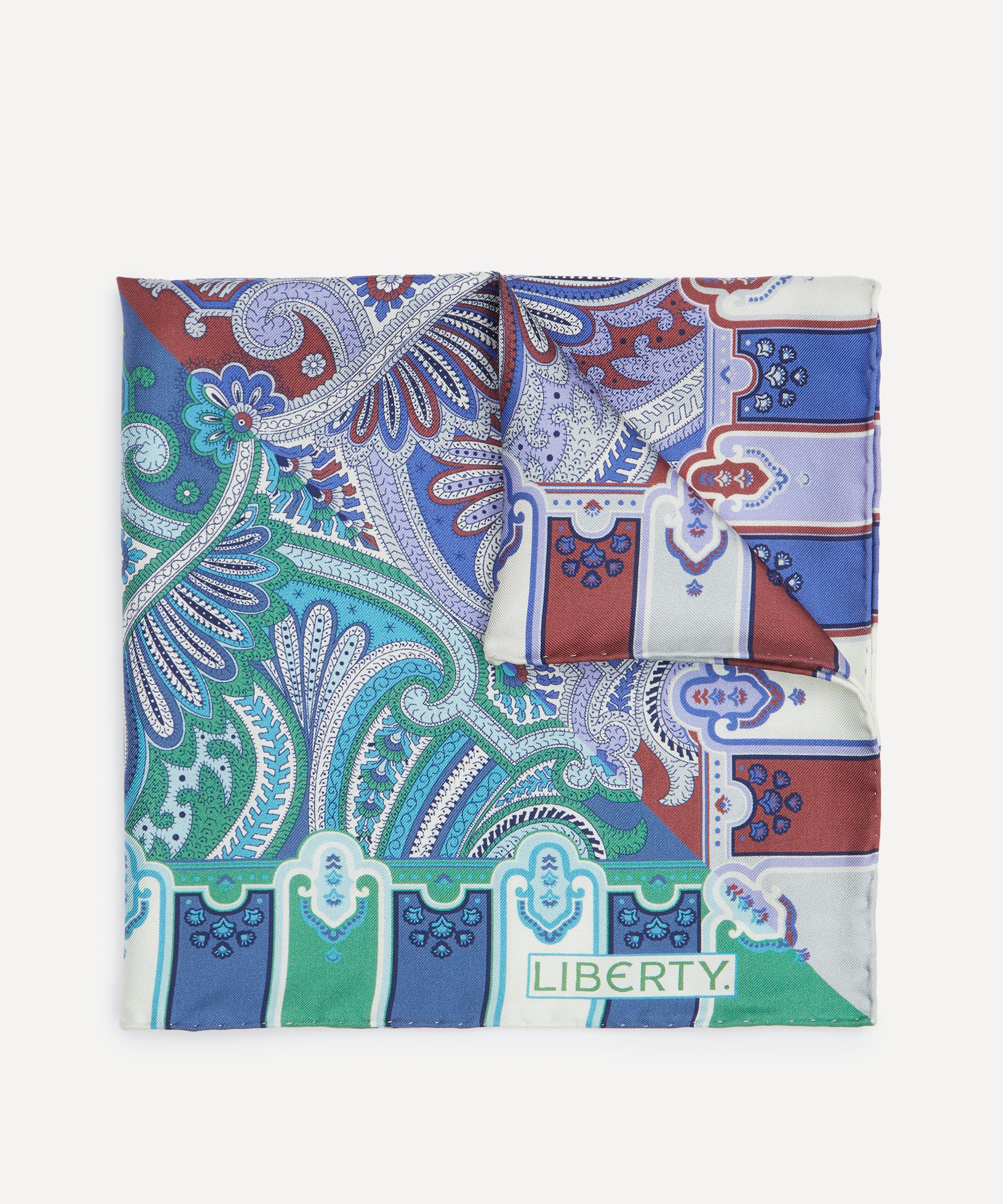 Liberty - Harlequin Paisley Silk Pocket Square
