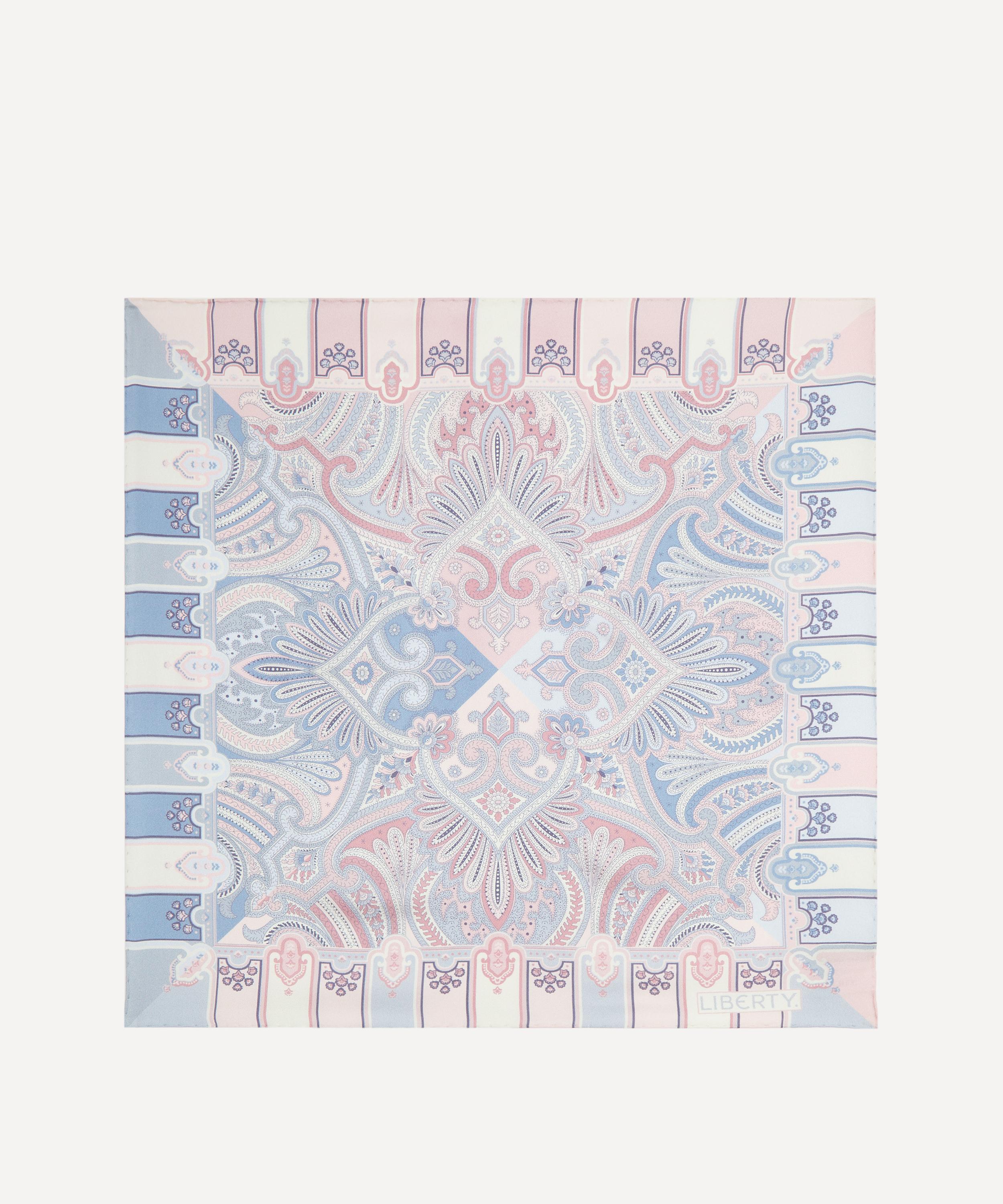 Liberty - Harlequin Paisley Silk Pocket Square image number 2