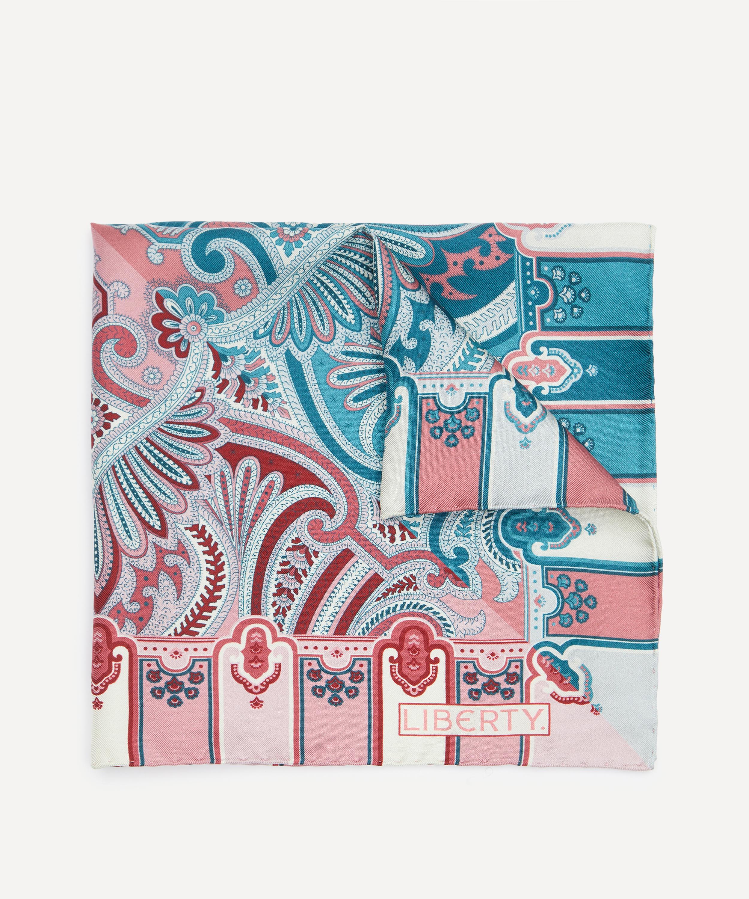 Liberty - Harlequin Paisley Silk Pocket Square