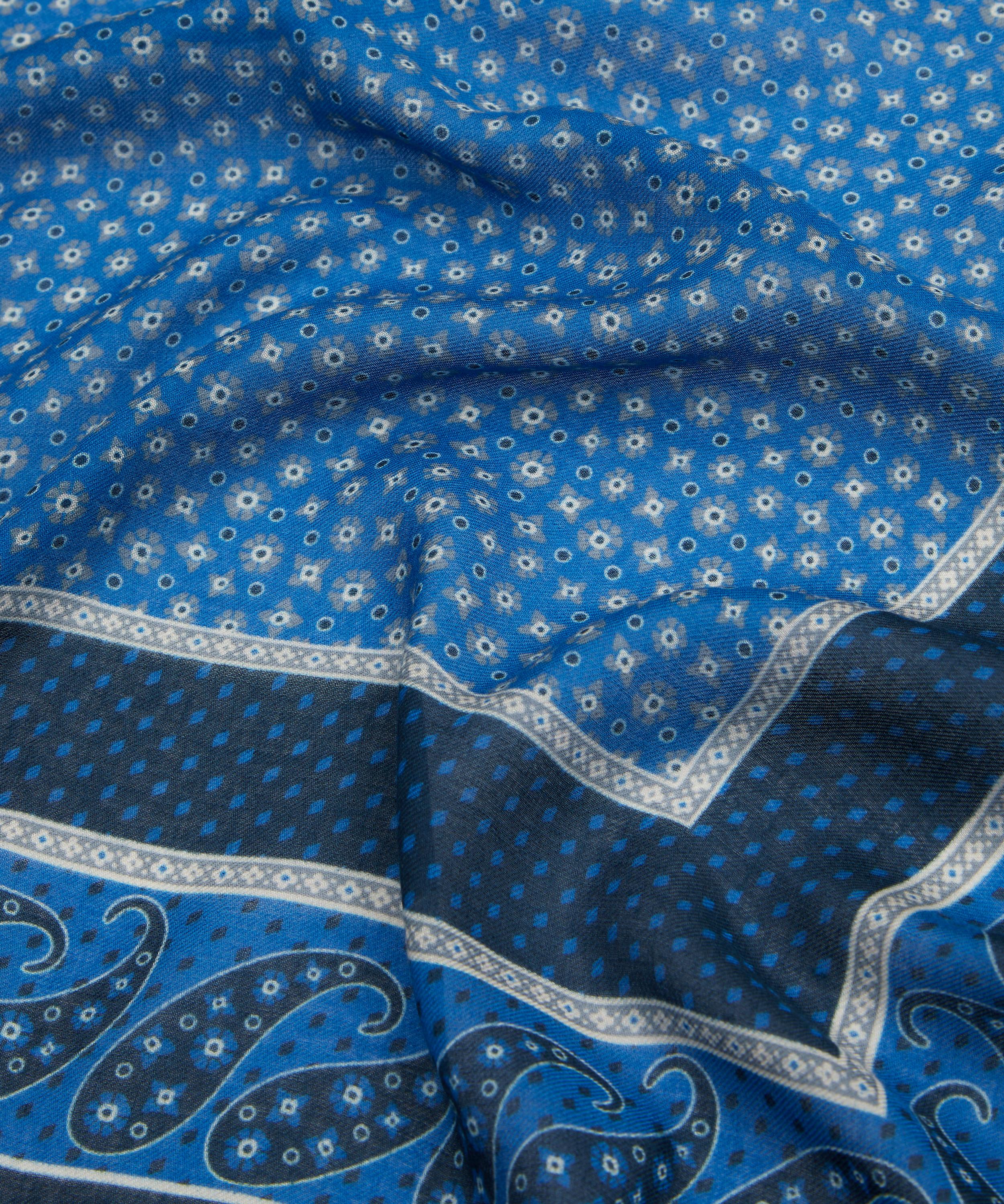 Liberty - James Paisley 65X65 Wool-Modal Scarf image number 4
