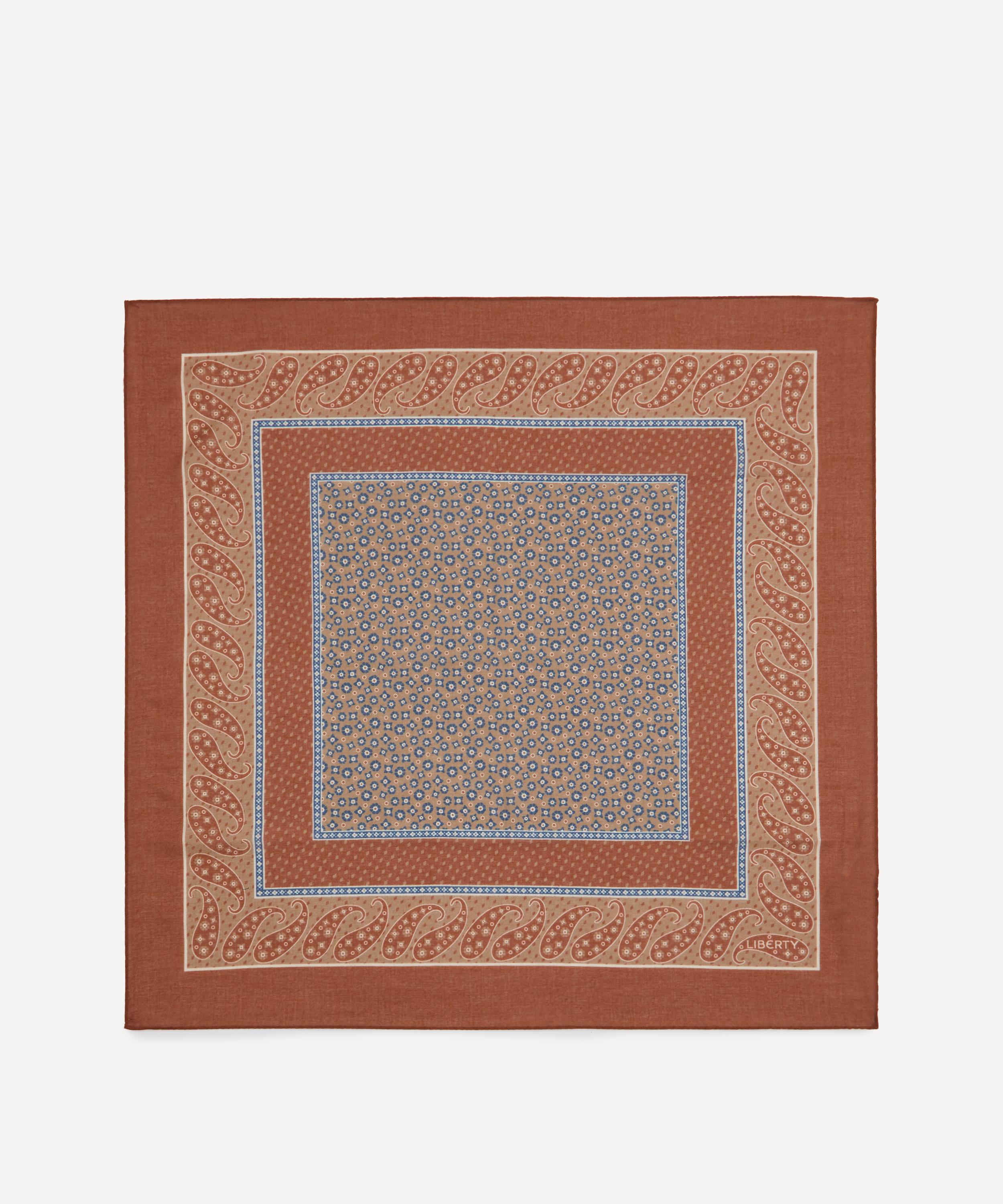 Liberty - James Paisley 65X65 Wool-Modal Scarf image number 0
