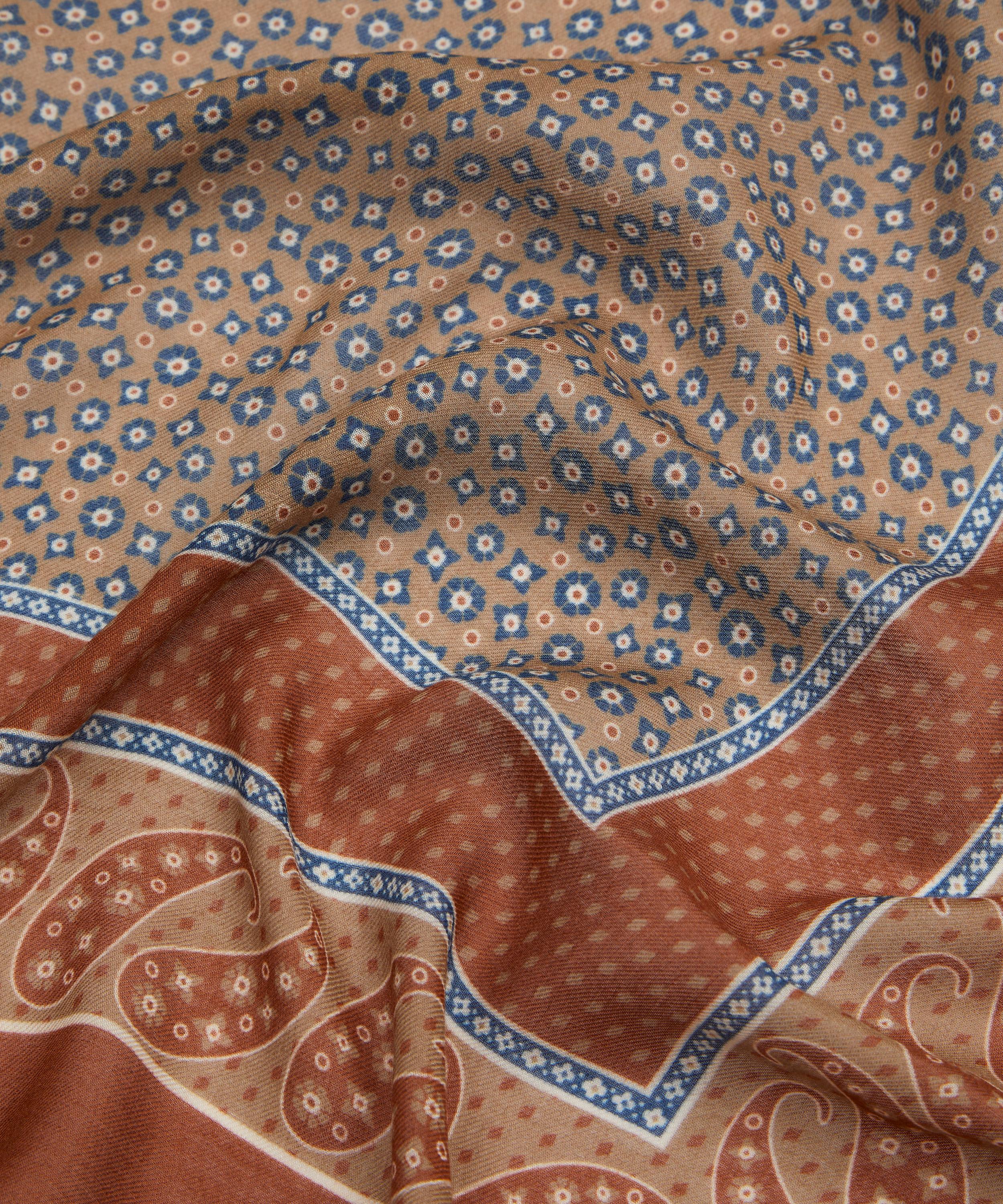 Liberty - James Paisley 65X65 Wool-Modal Scarf image number 4