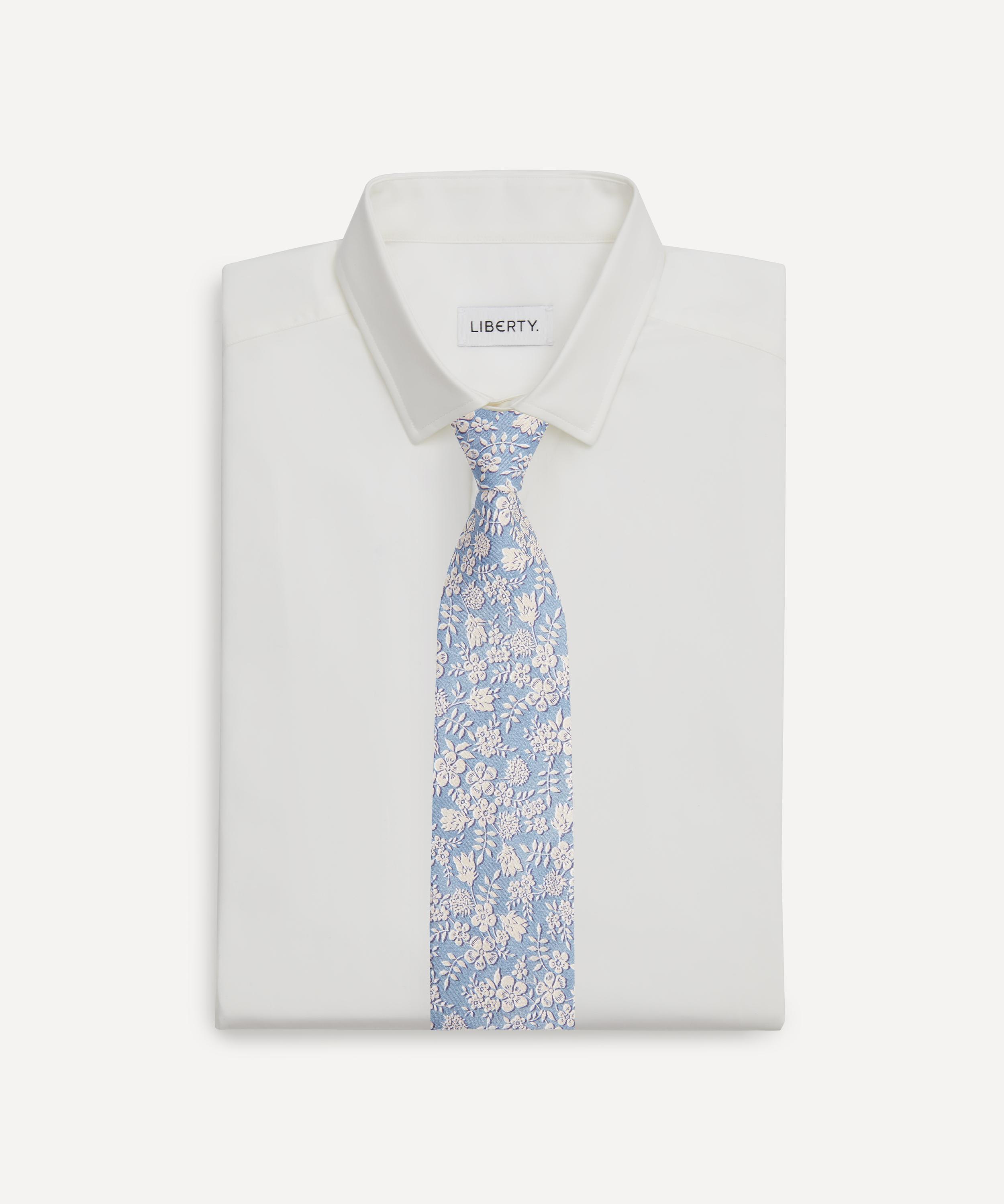 Liberty - Edenham Haze Silk Tie image number 2