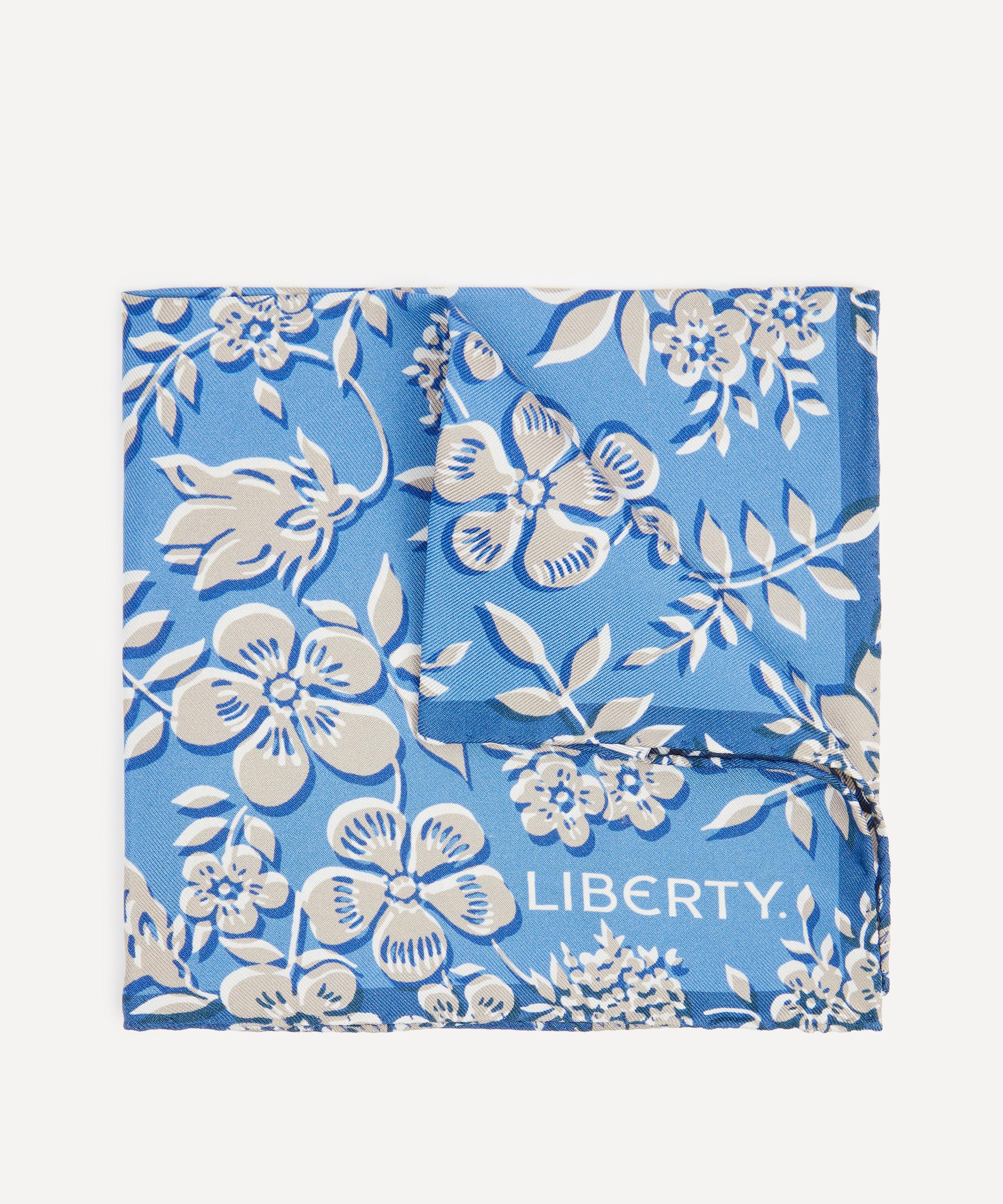 Liberty - Edenham Haze Silk Pocket Square