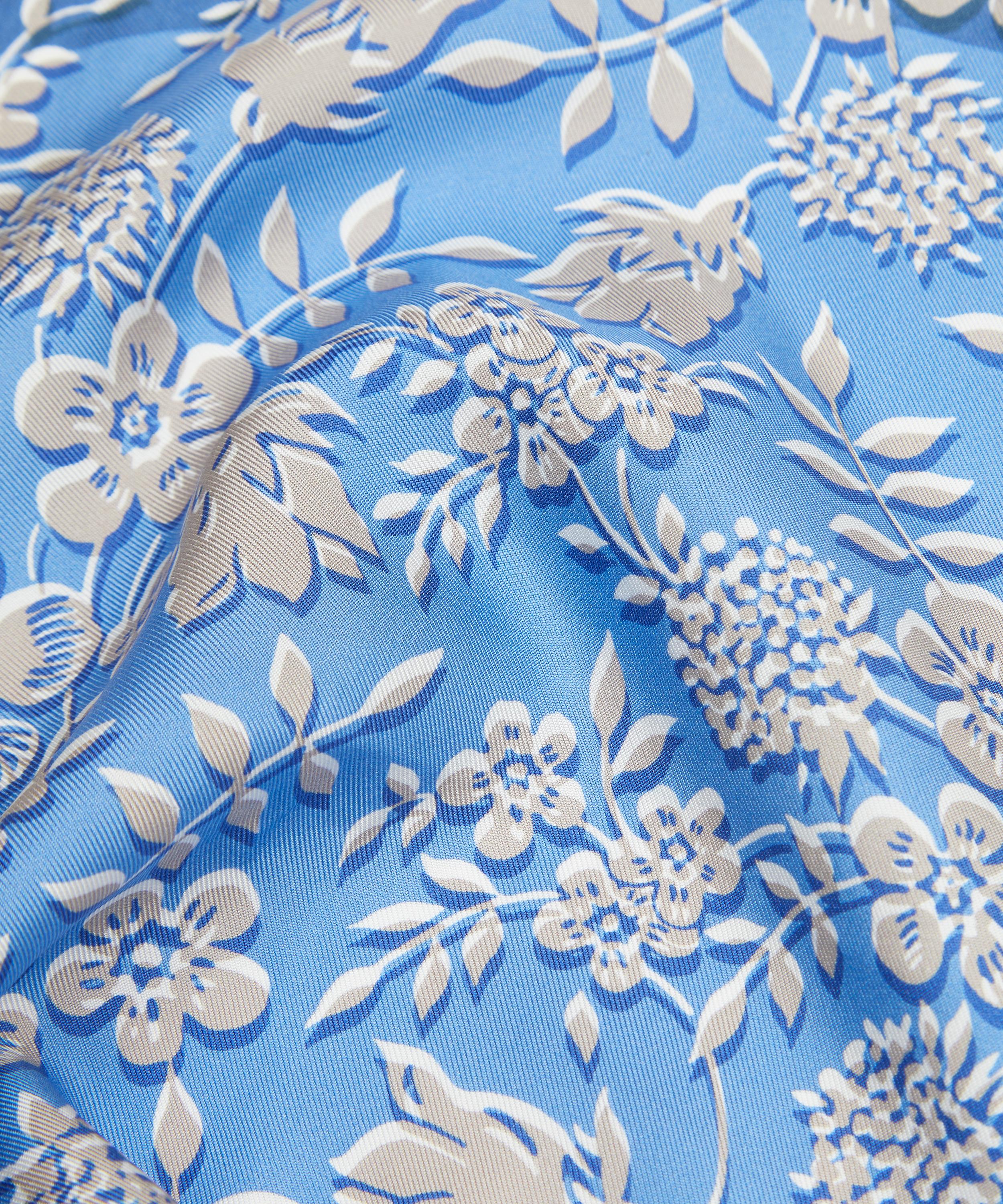 Liberty - Edenham Haze Silk Pocket Square image number 3