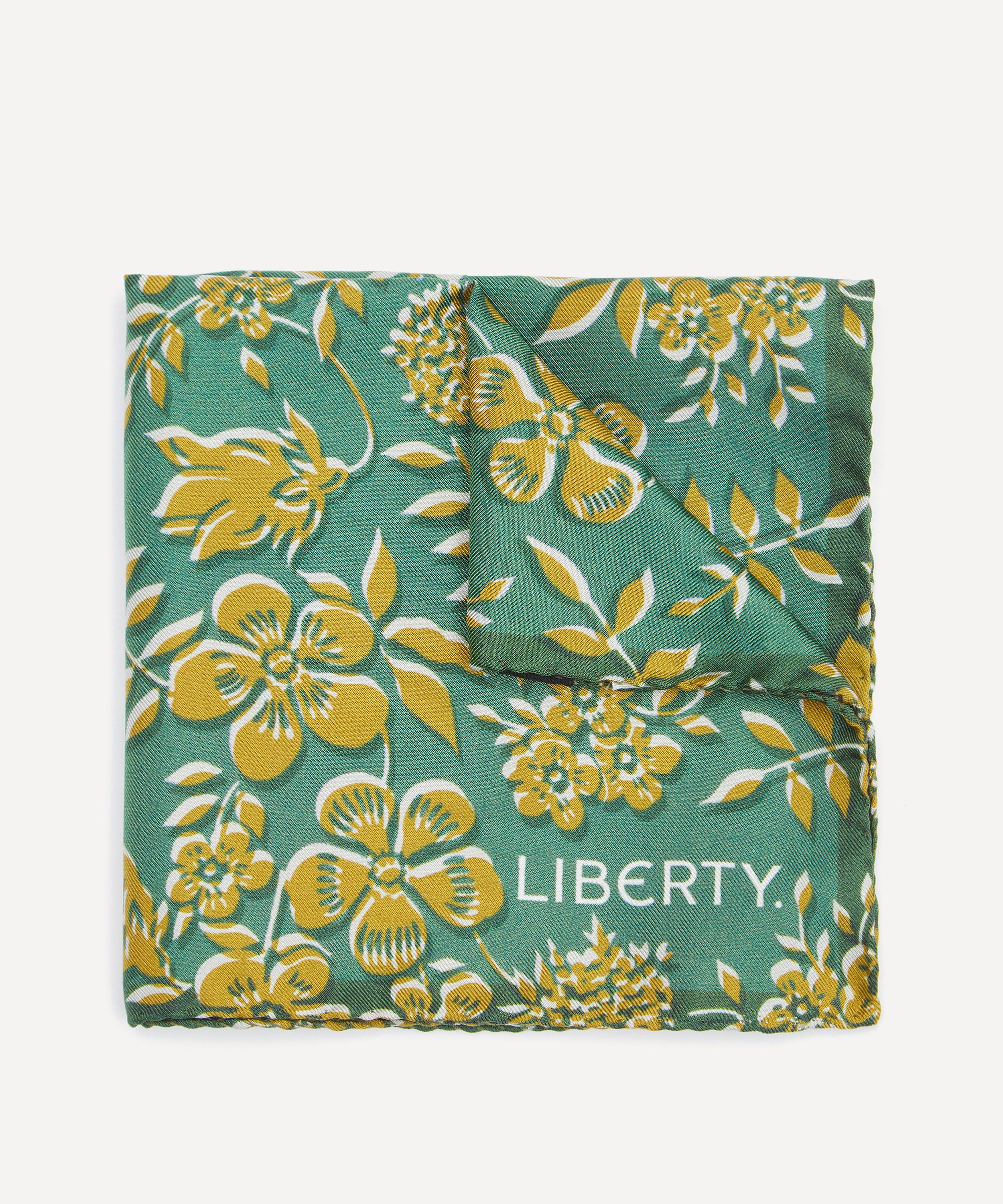 Liberty - Edenham Haze Silk Pocket Square