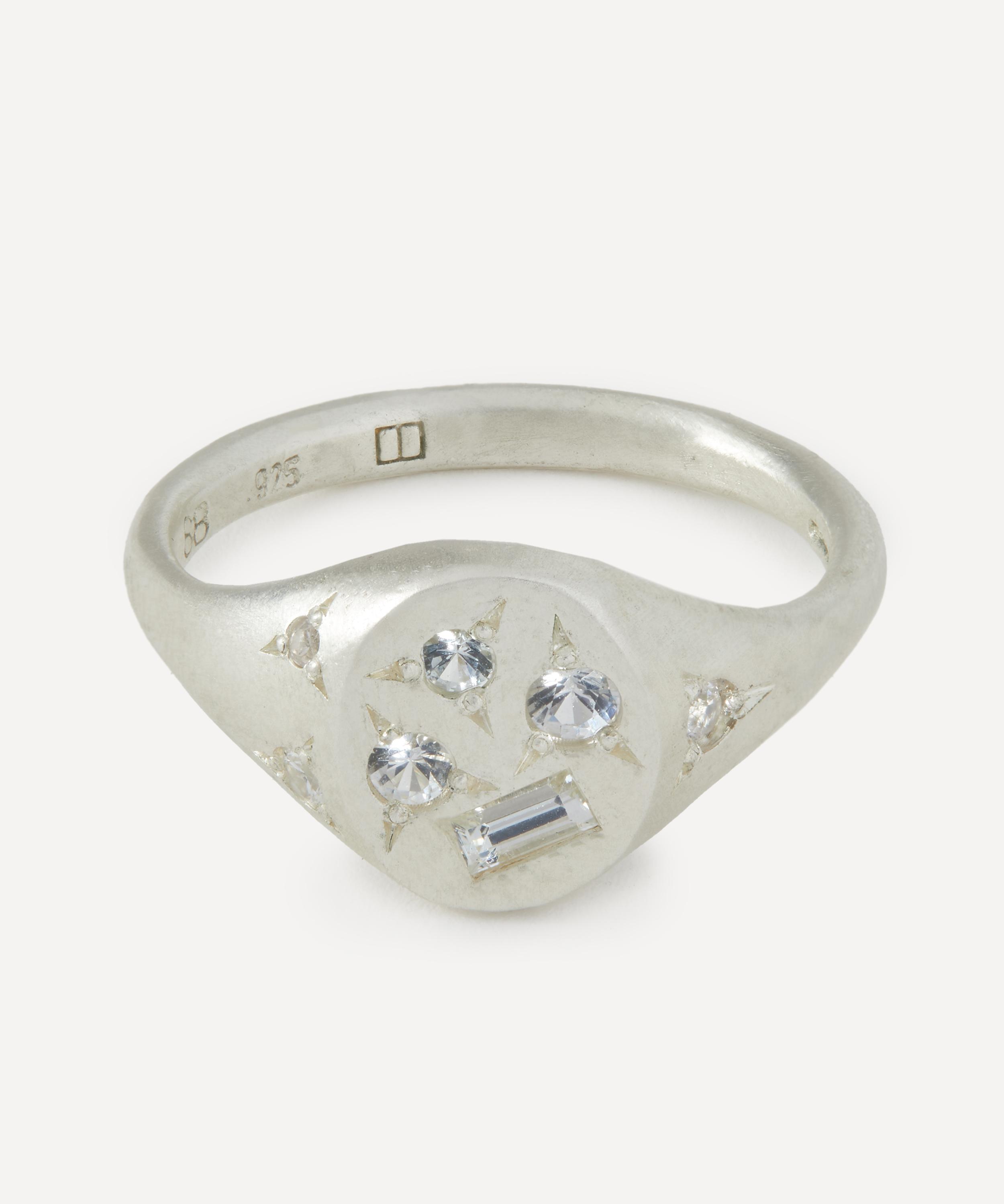 Seb Brown - Sterling Silver White Treasure Ring image number 0