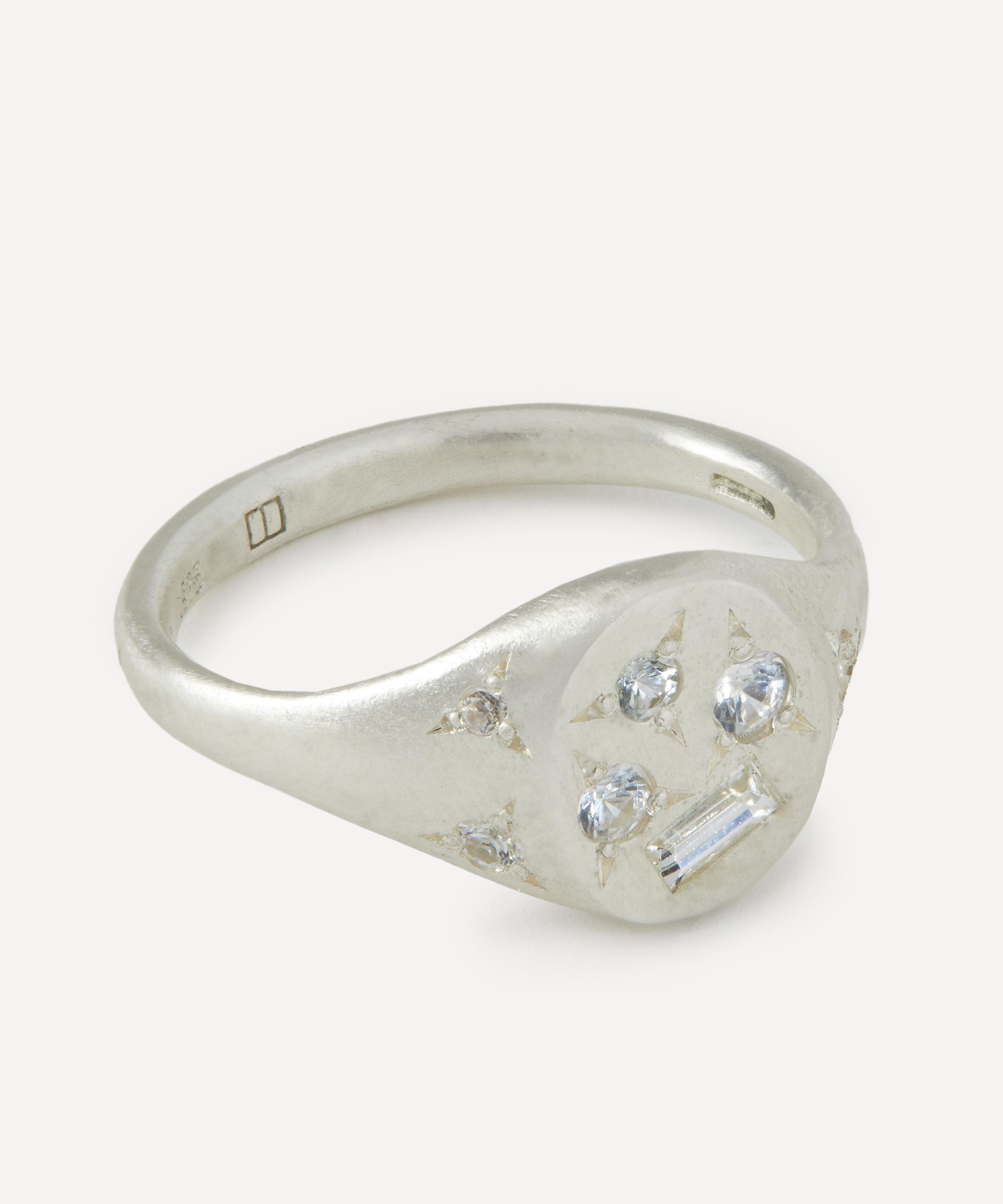 Seb Brown - Sterling Silver White Treasure Ring image number 1