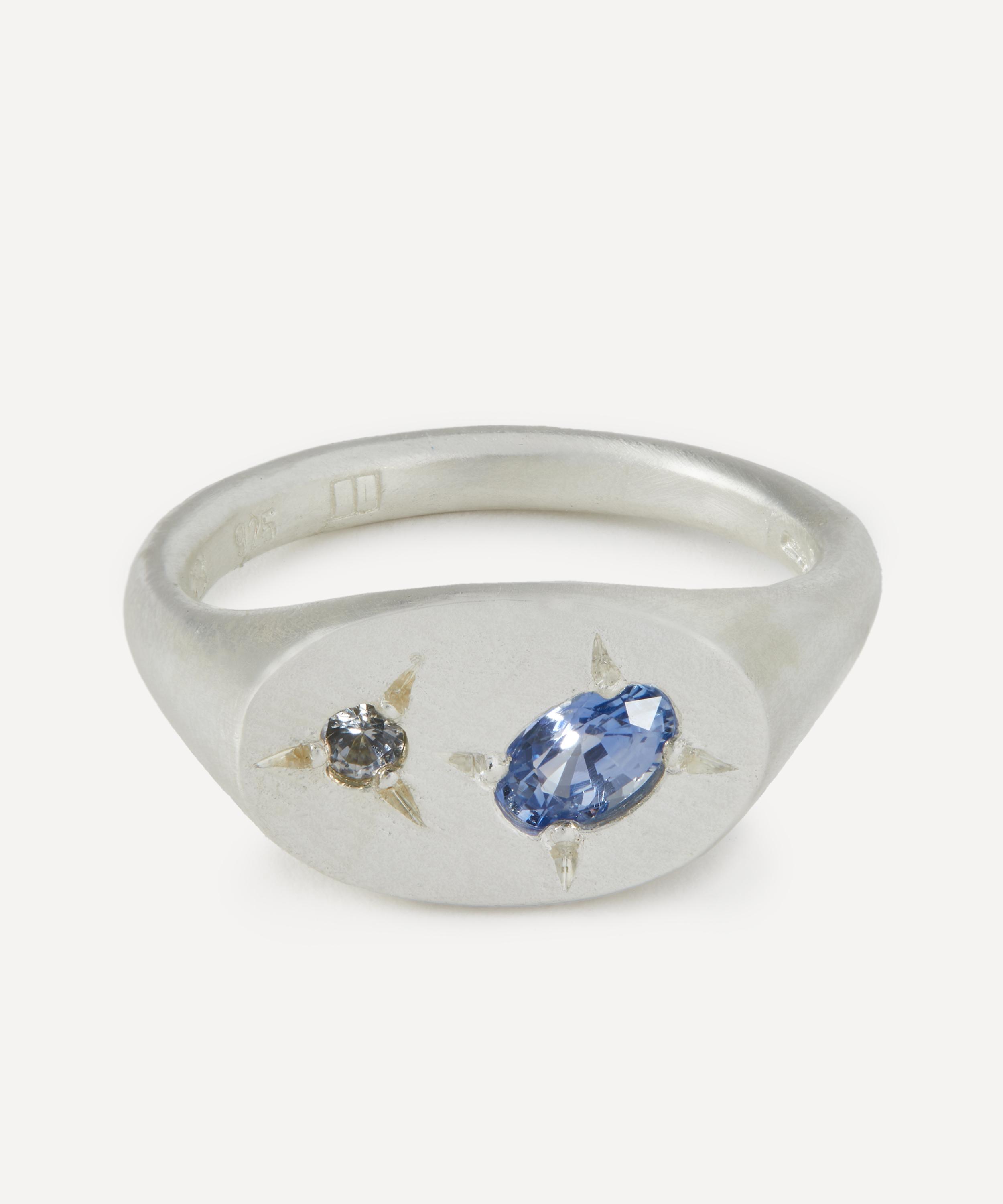 Seb Brown - Sterling Silver Ref Blue Ring
