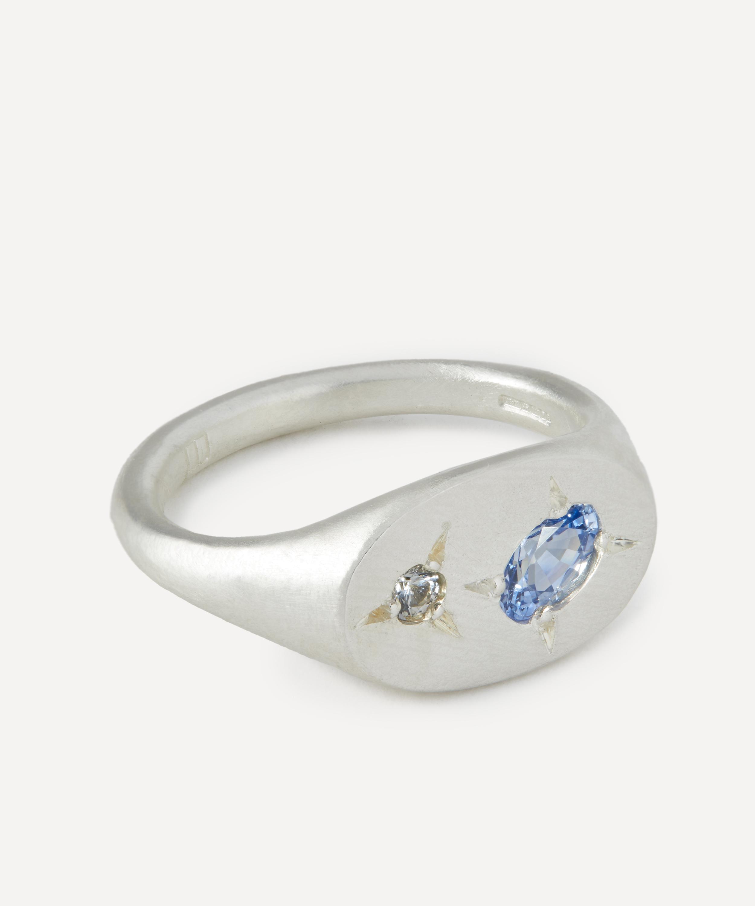 Seb Brown - Sterling Silver Ref Blue Ring image number 1