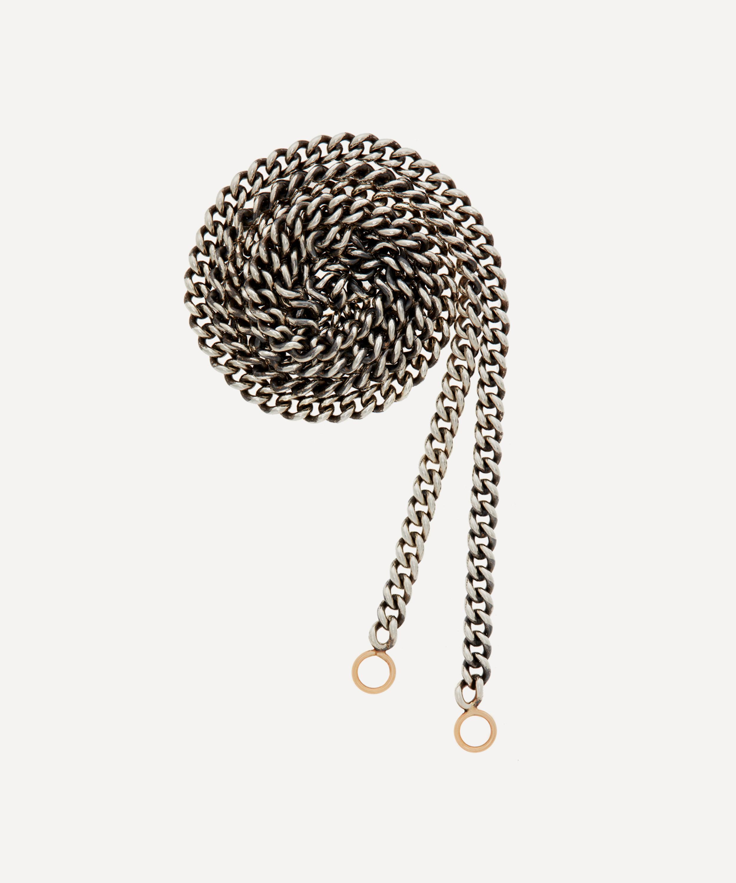 Marla Aaron - Sterling Silver Heavy Curb Chain Necklace