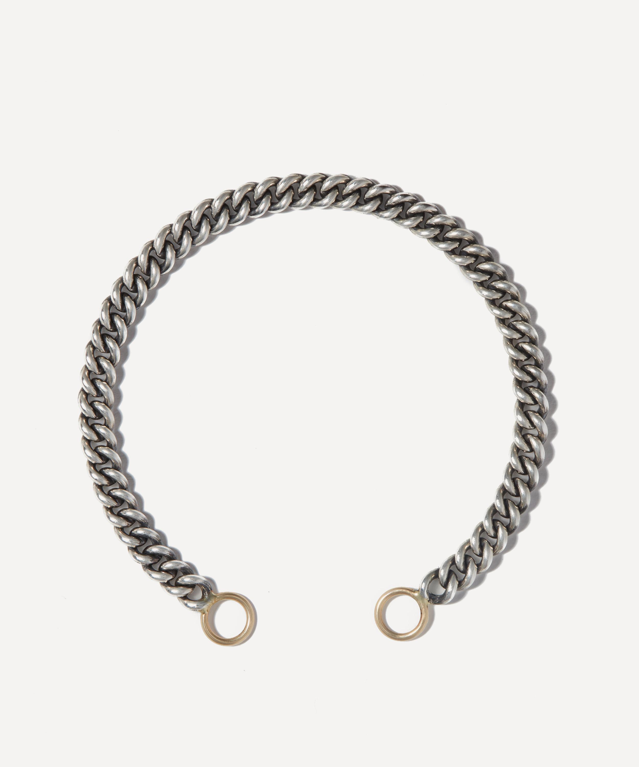 Marla Aaron - Sterling Silver Heavy Curb Chain Bracelet
