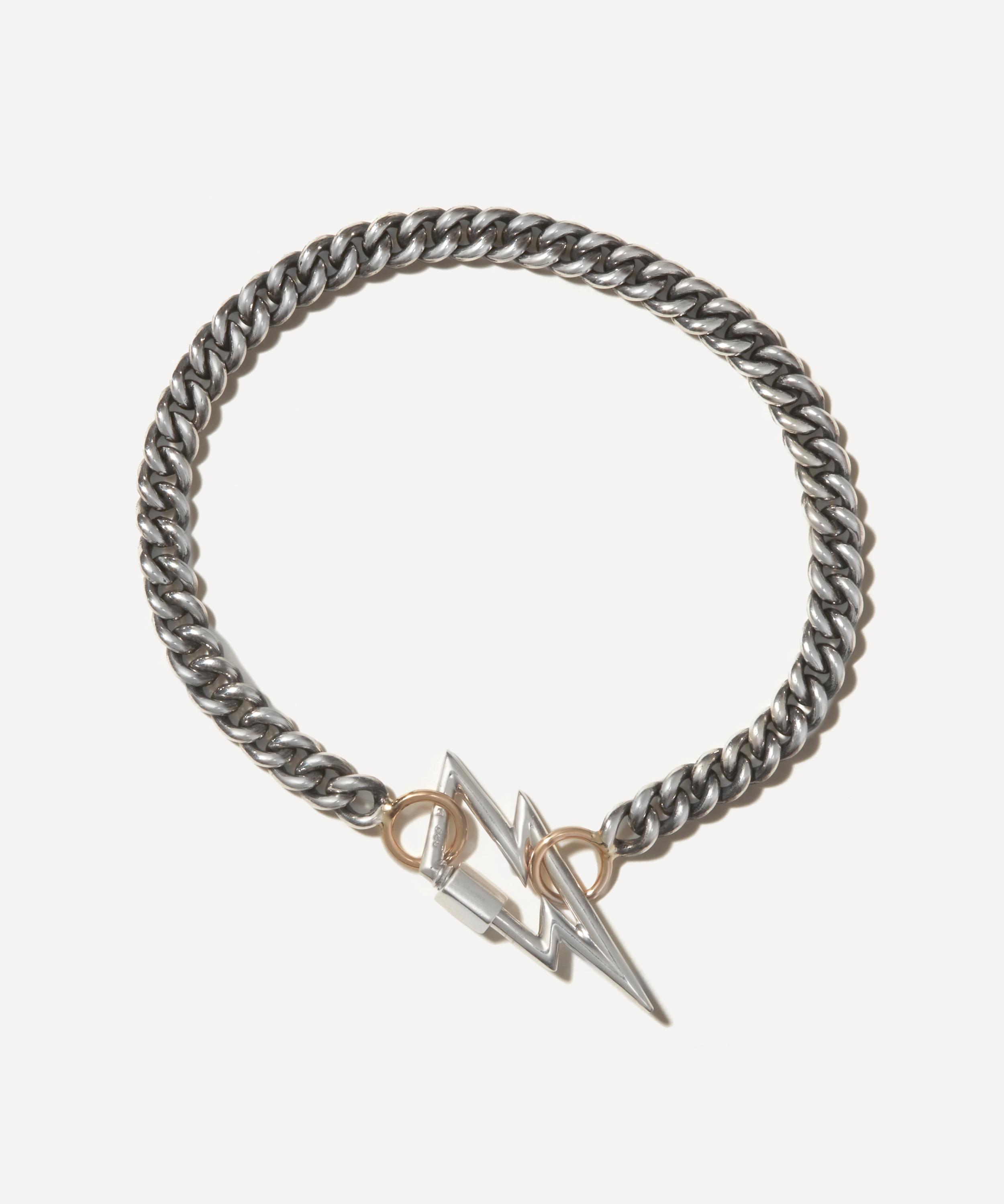 Marla Aaron - Sterling Silver Heavy Curb Chain Bracelet image number 1