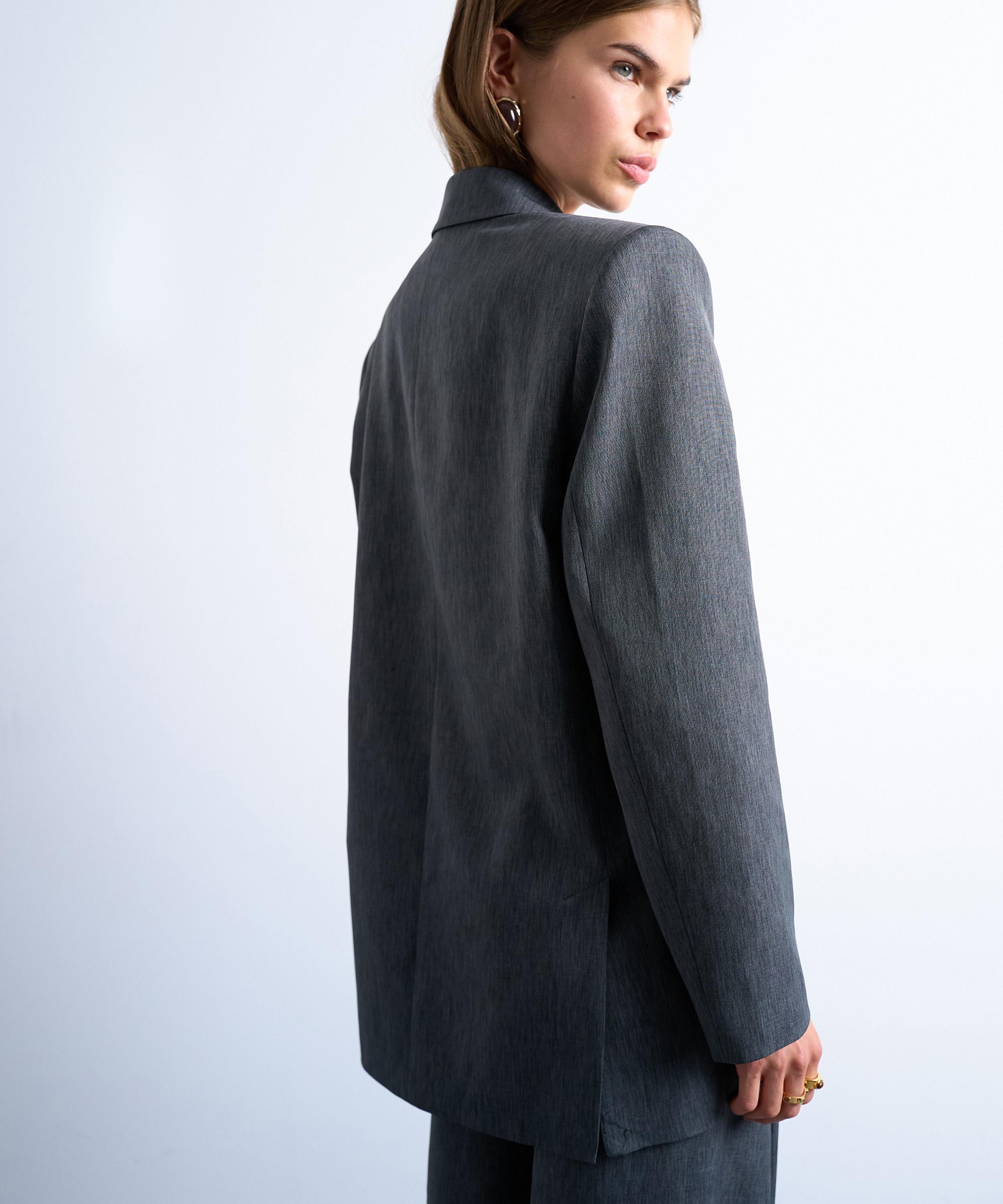 TOPSHOP - Tonic 80s Double-Breasted Oversized Suit Blazer  image number 3