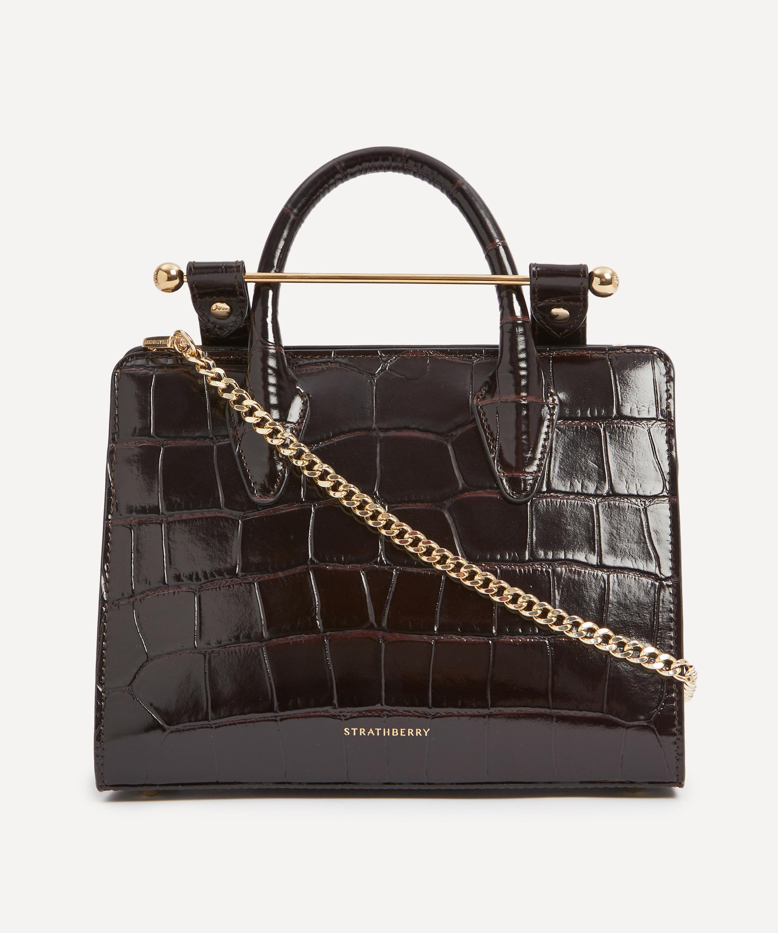 Strathberry - Mini Croc-Embossed Tote Bag