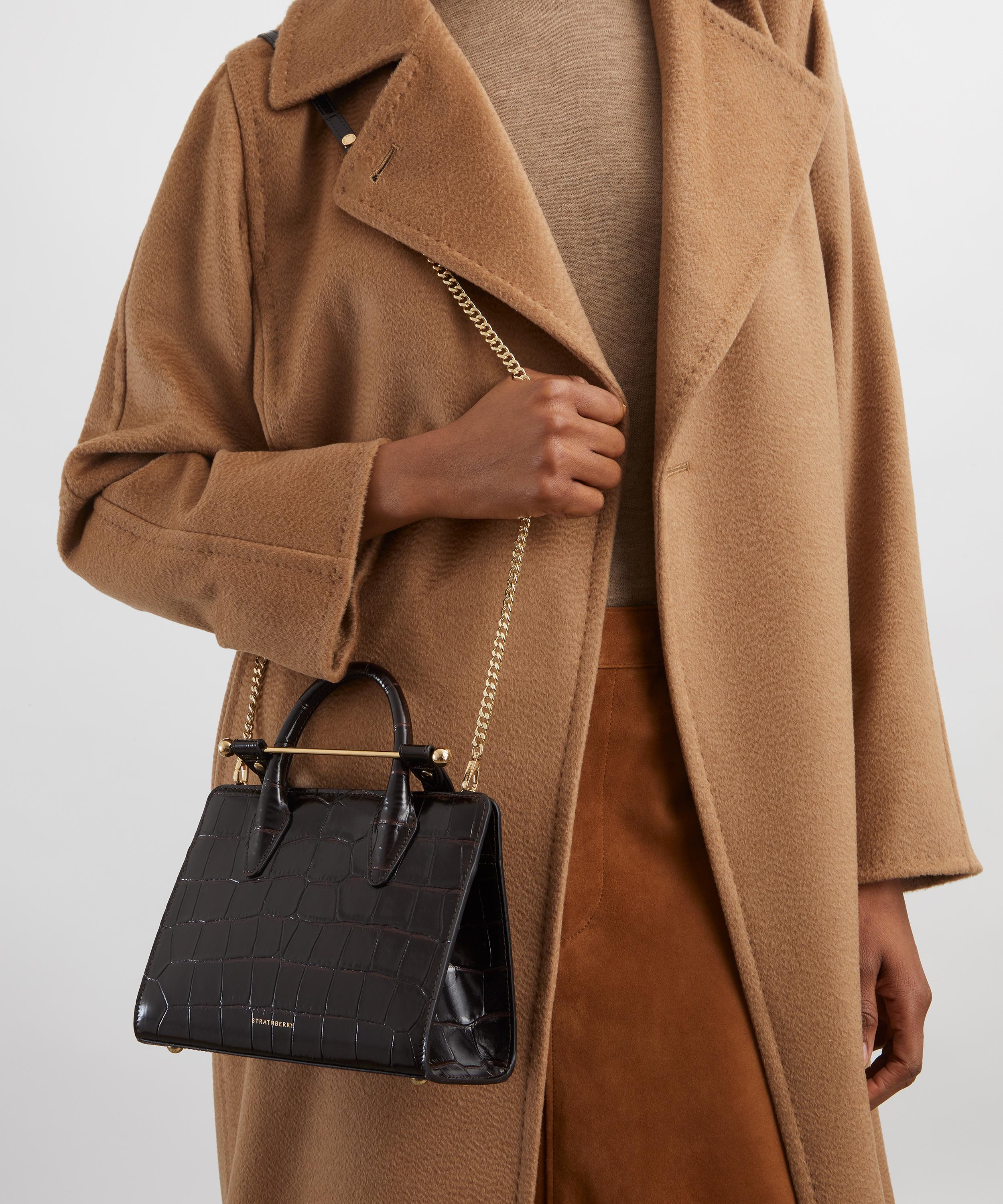 Strathberry - Mini Croc-Embossed Tote Bag image number 1