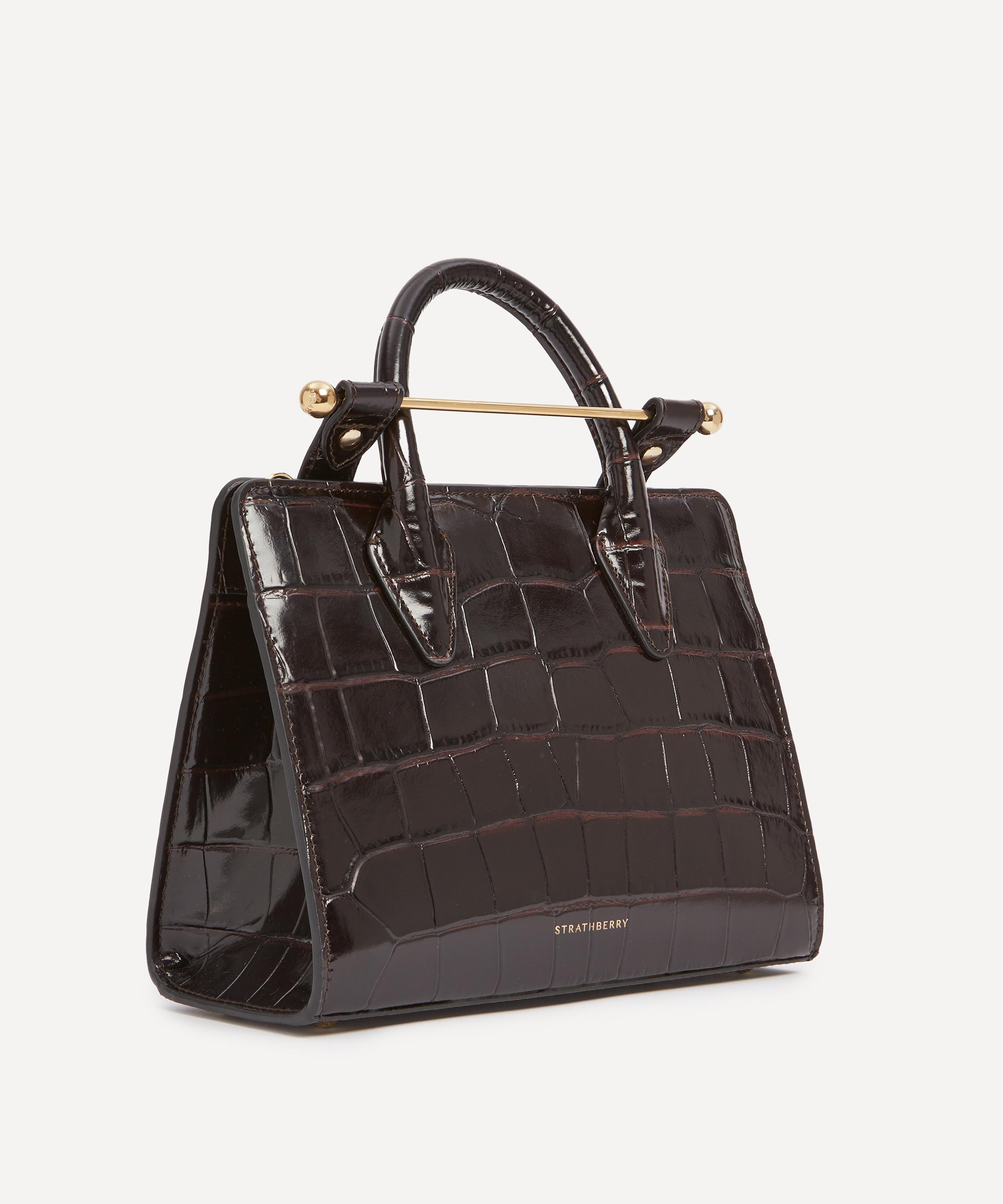 Strathberry - Mini Croc-Embossed Tote Bag image number 1
