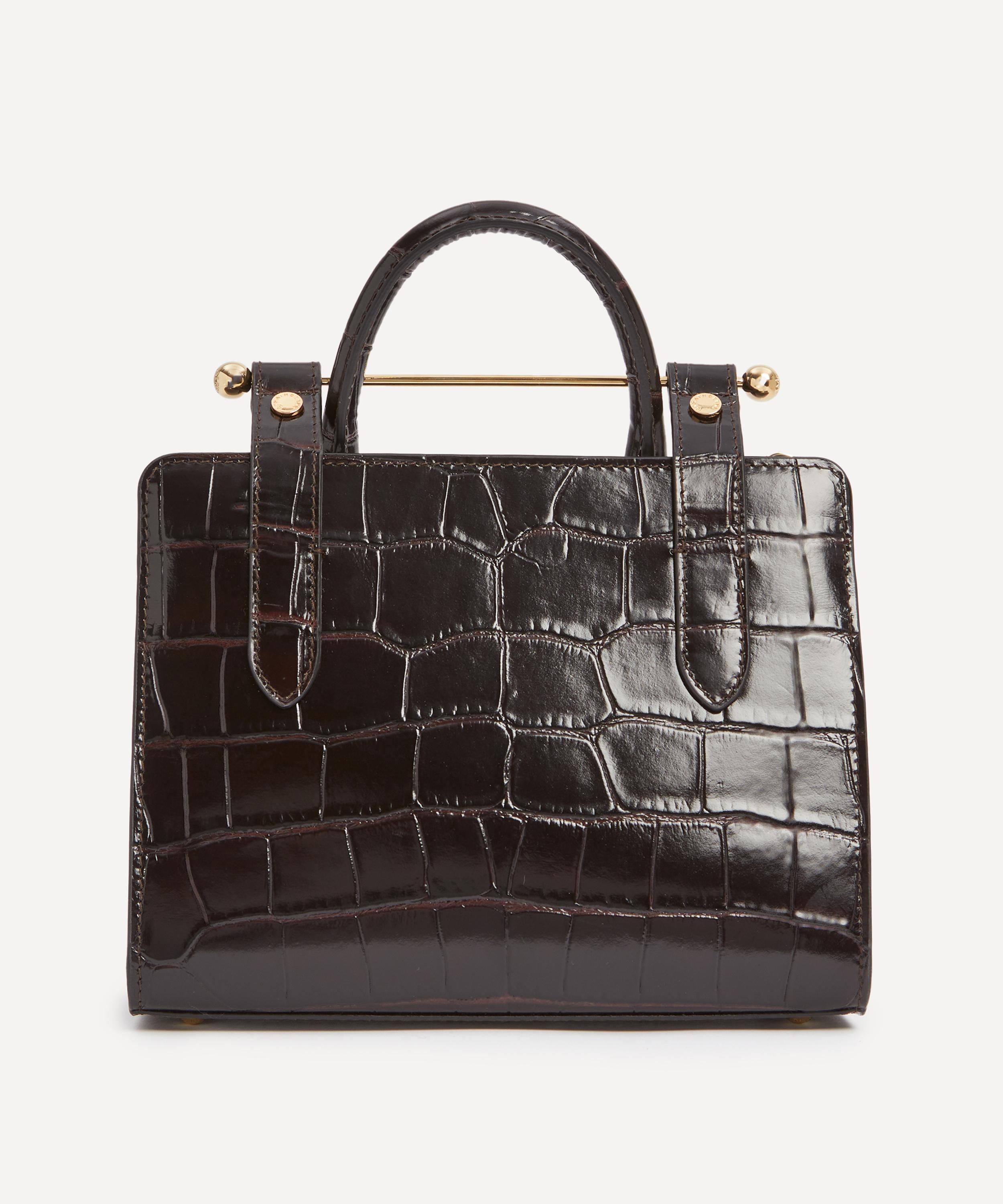 Strathberry - Mini Croc-Embossed Tote Bag image number 2