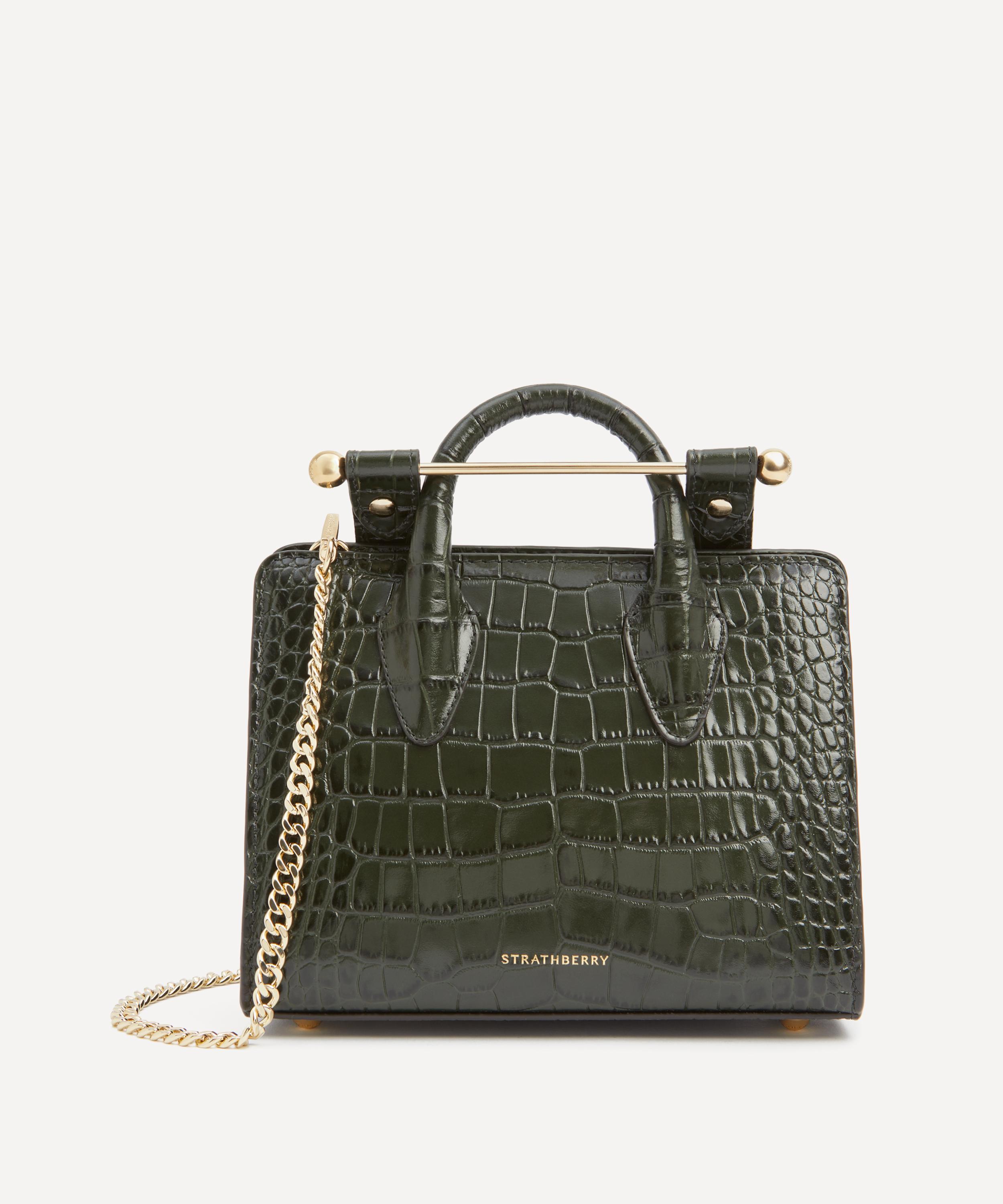 Strathberry - Mini Croc-Embossed Tote Bag